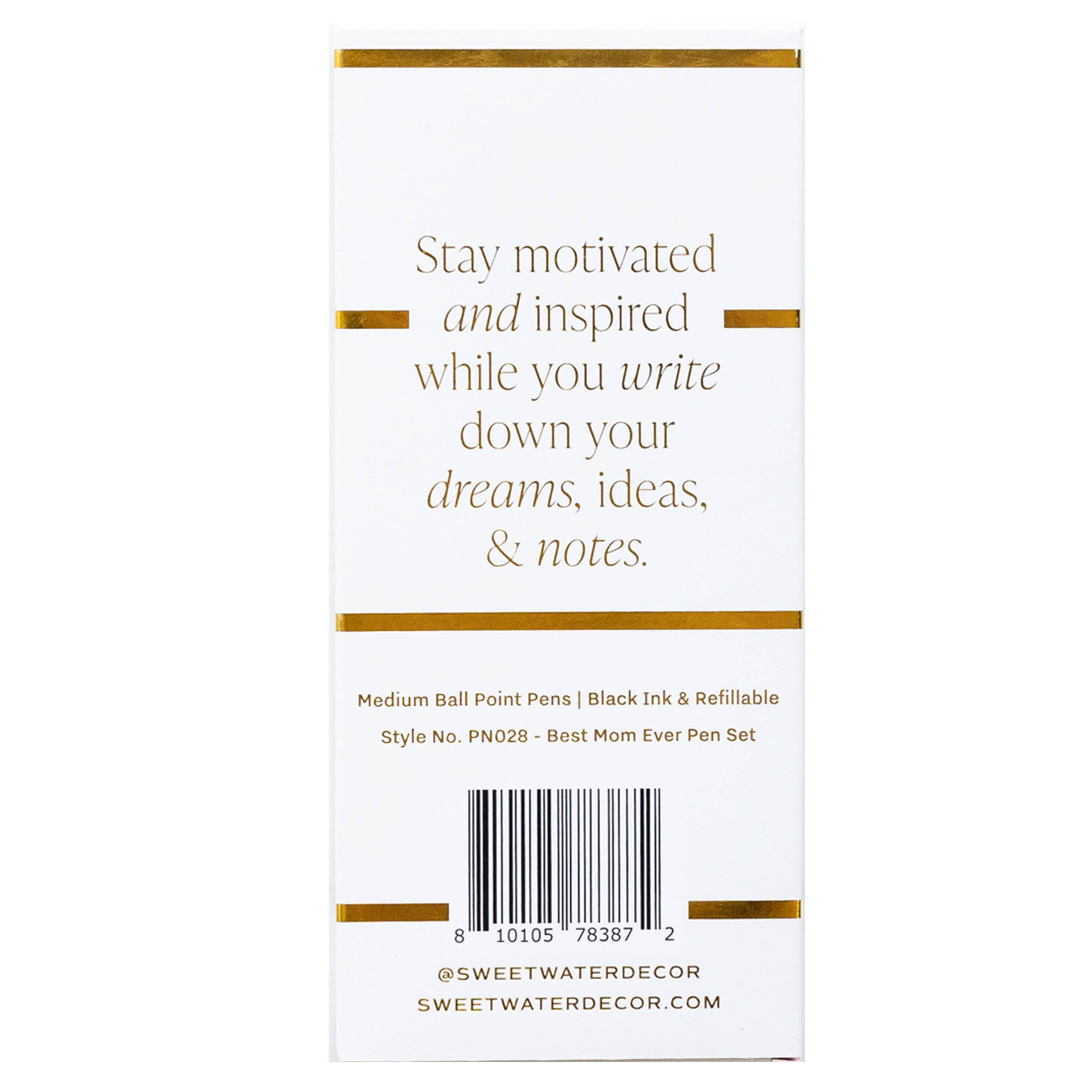 *NEW* Best Mom Ever Metal Pen Set - Home Decor & Gifts