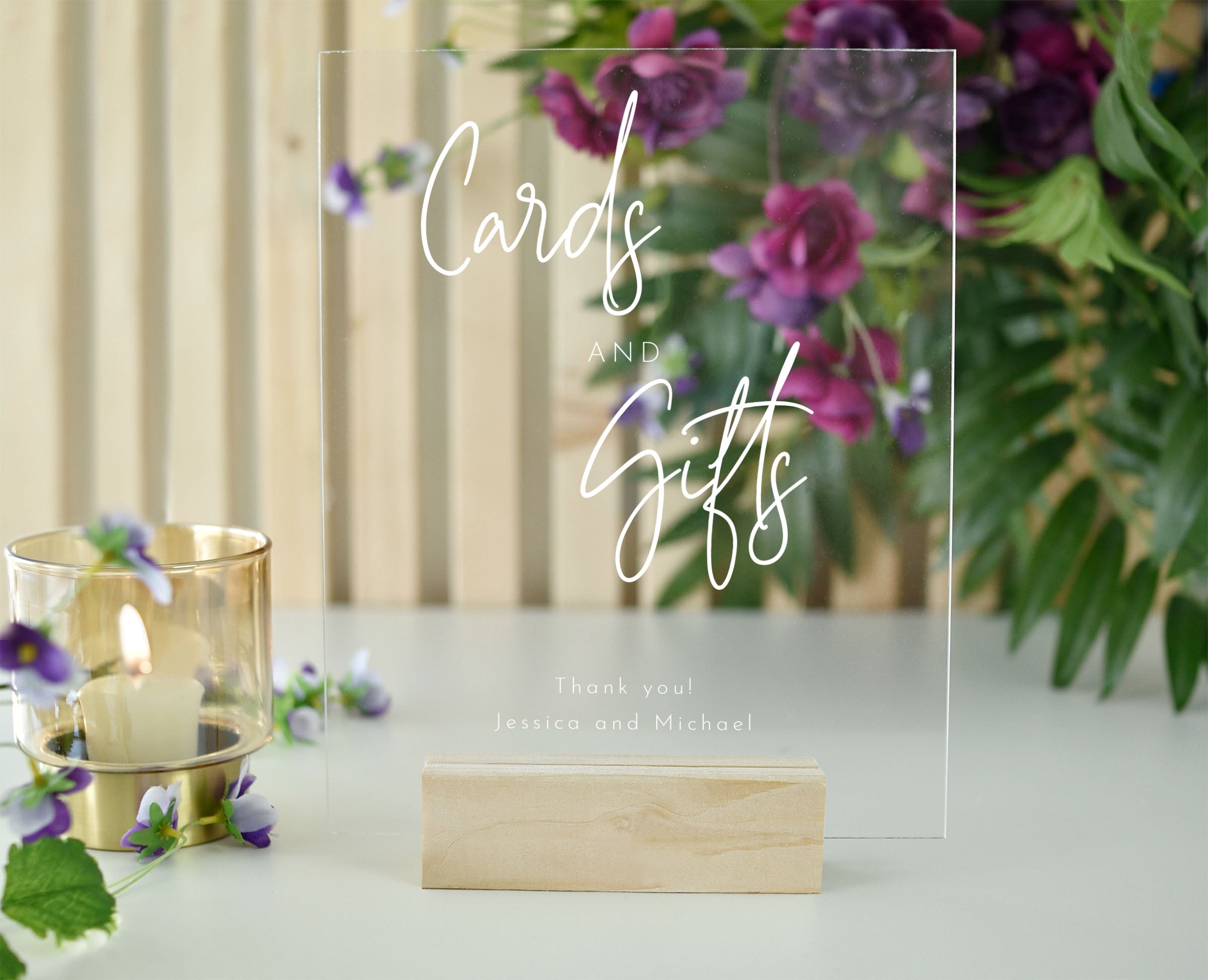 Cards & Gifts Acrylic Sign