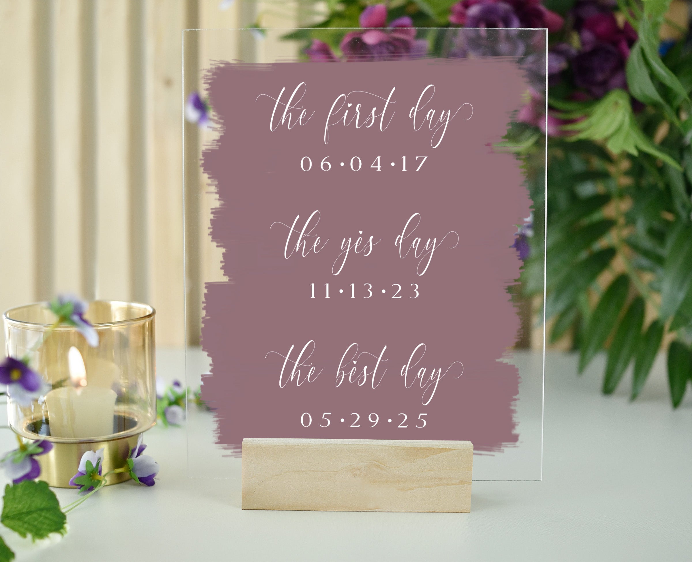 First, Yes, Best Acrylic Sign