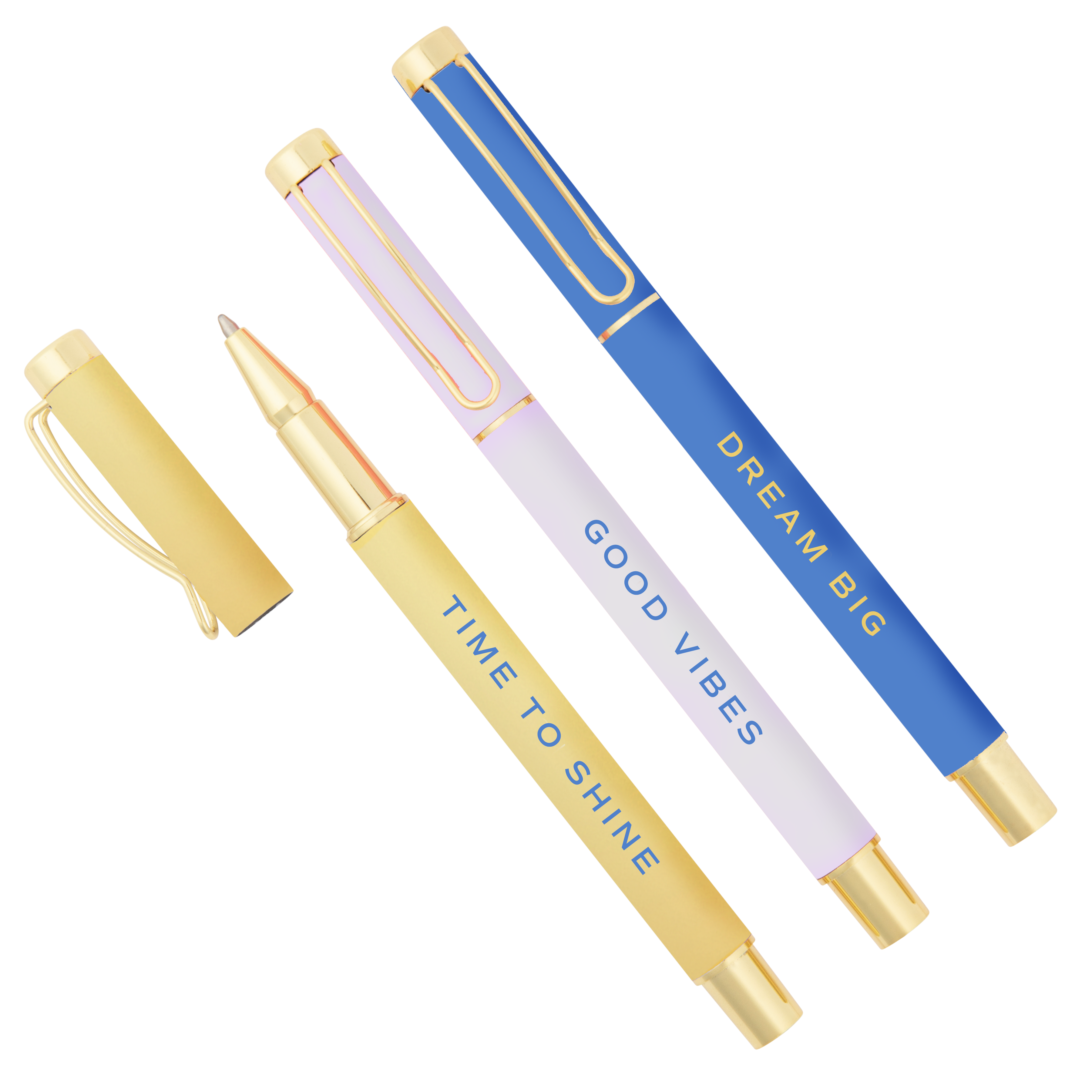 Good Vibes Metal Pen Set - Home Decor & Gifts