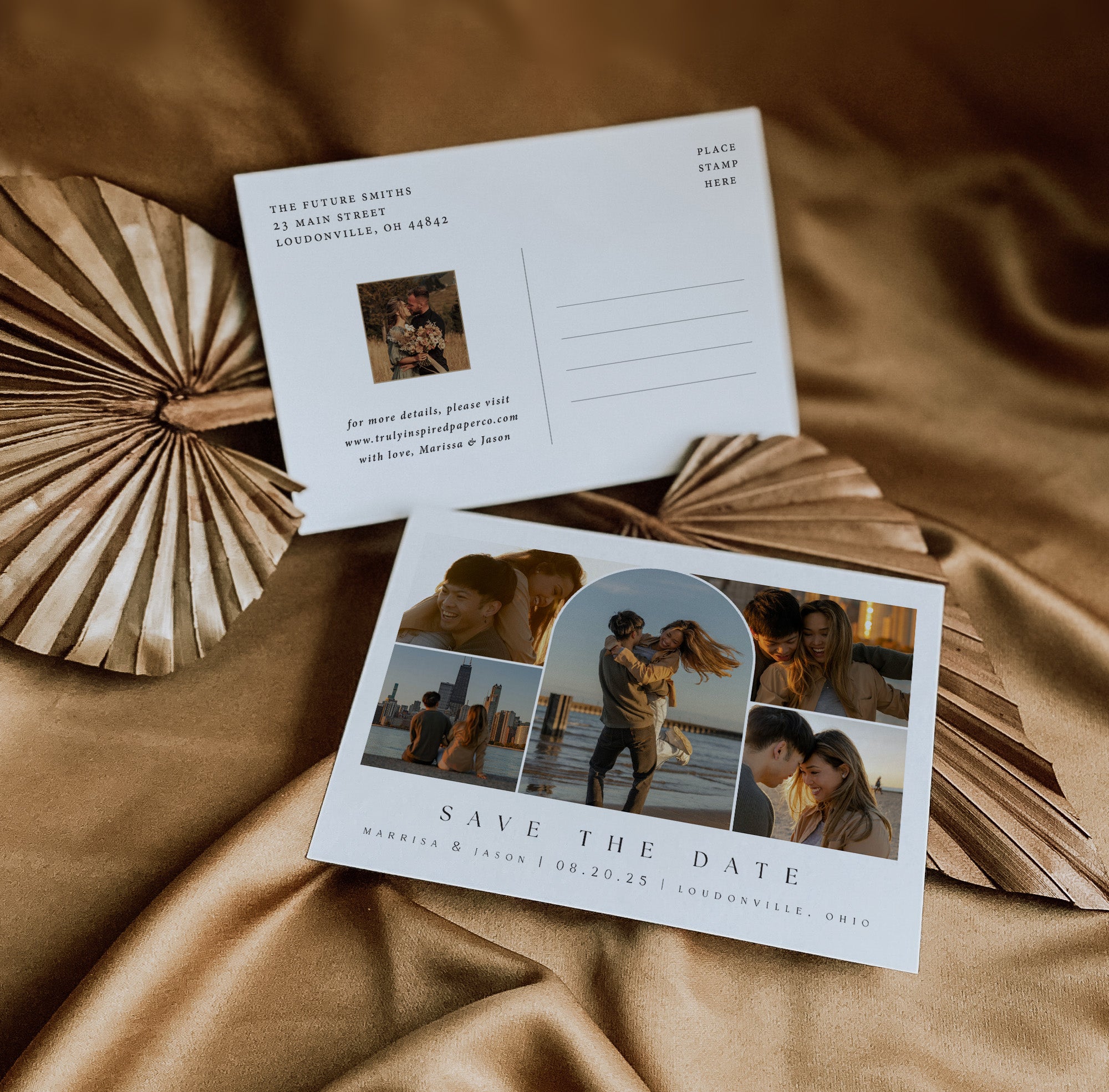 Arch Collage Postcard