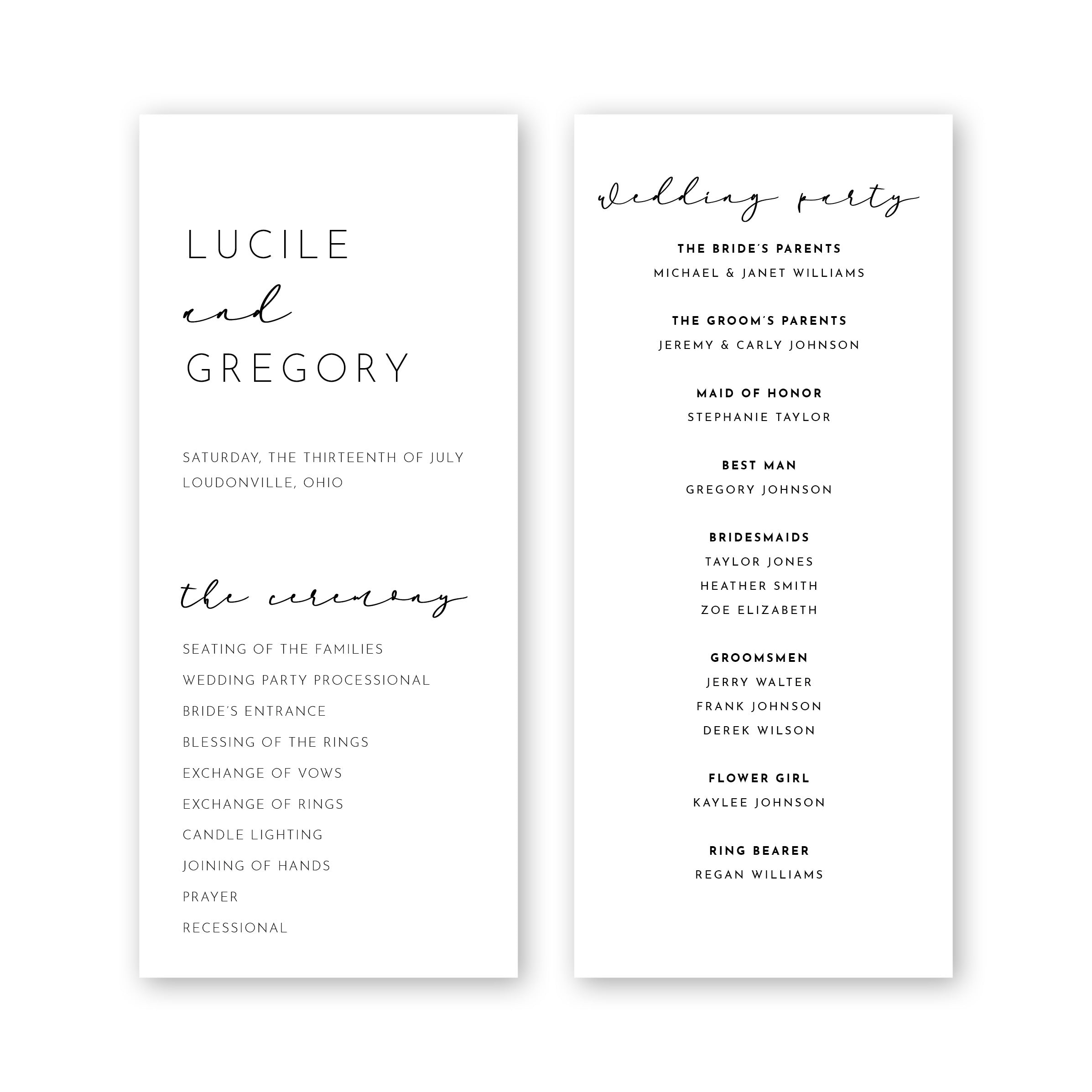 Flowing Script Program