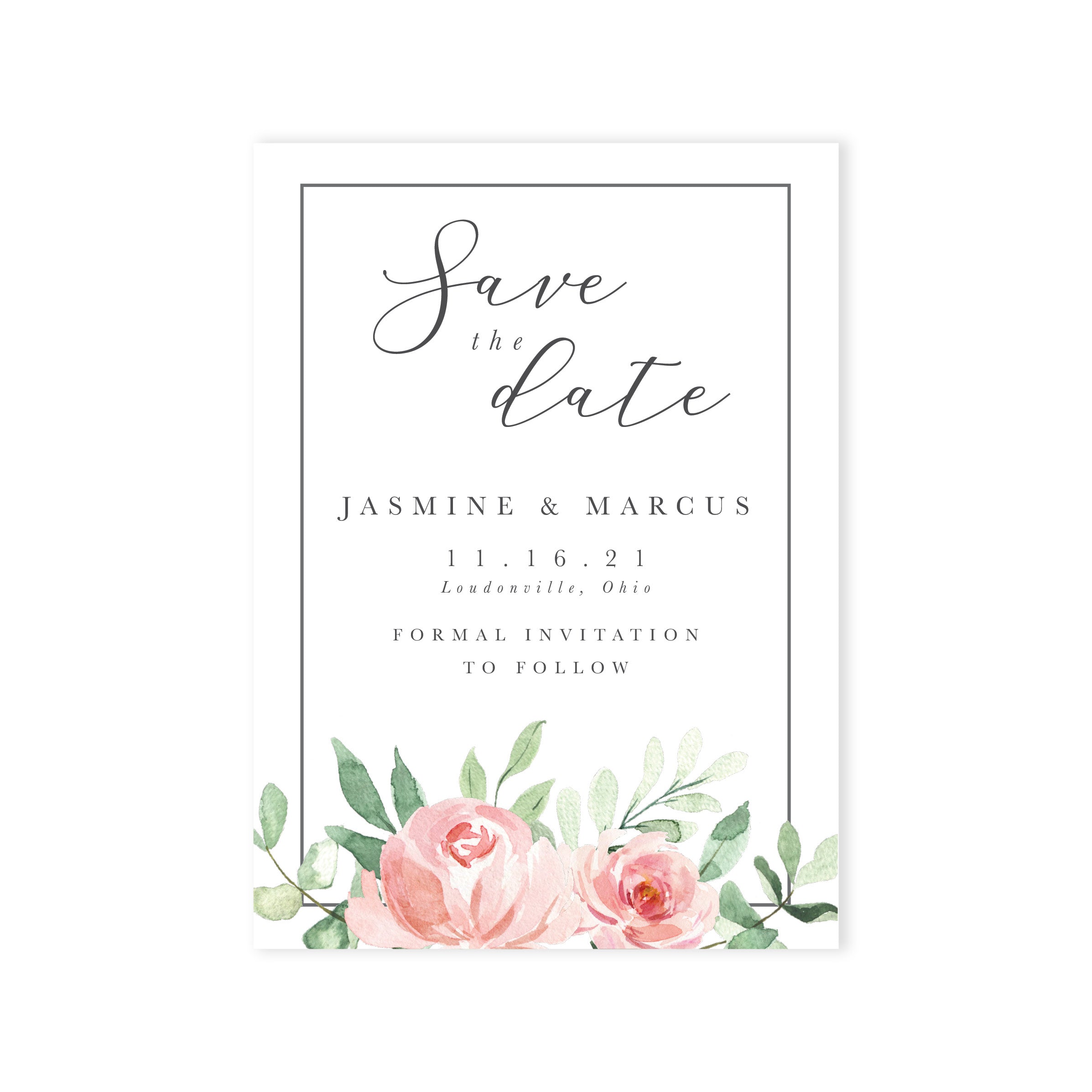 Jasmine Save The Date