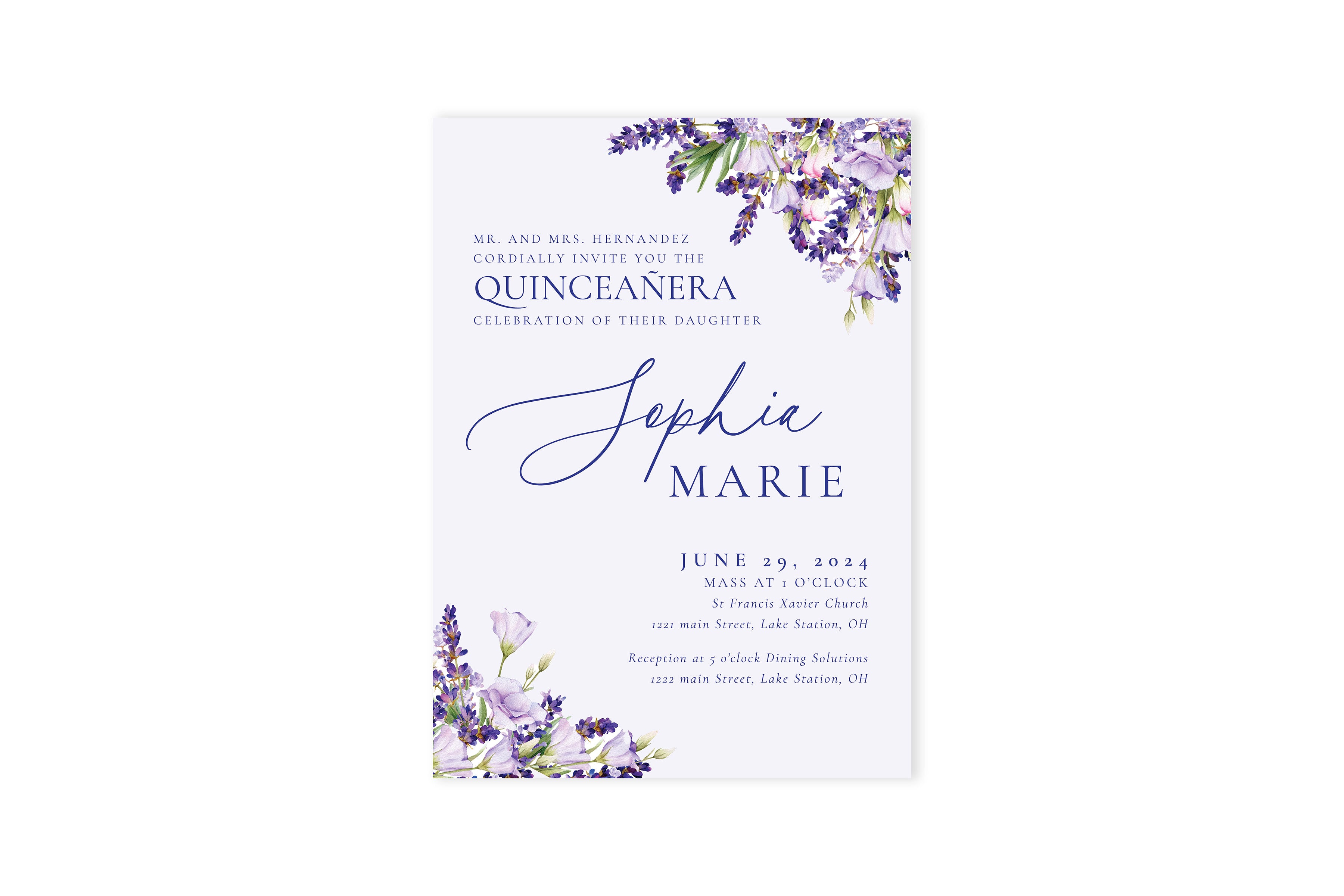 Lavender Quinceañera