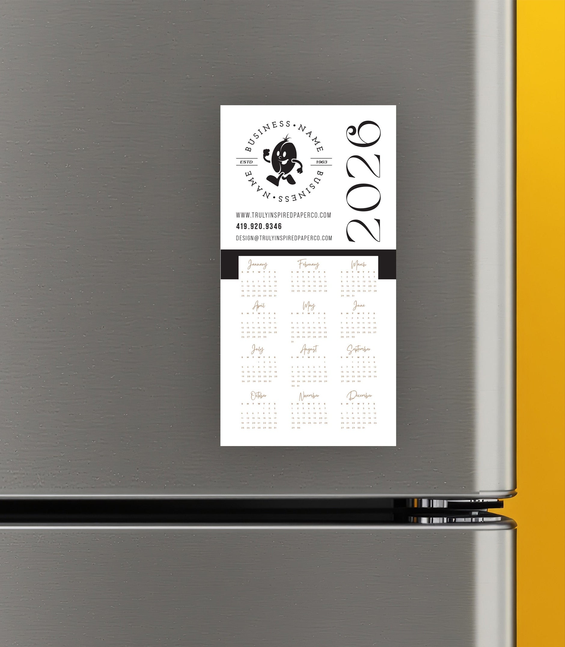 Logo Calendar Magnet