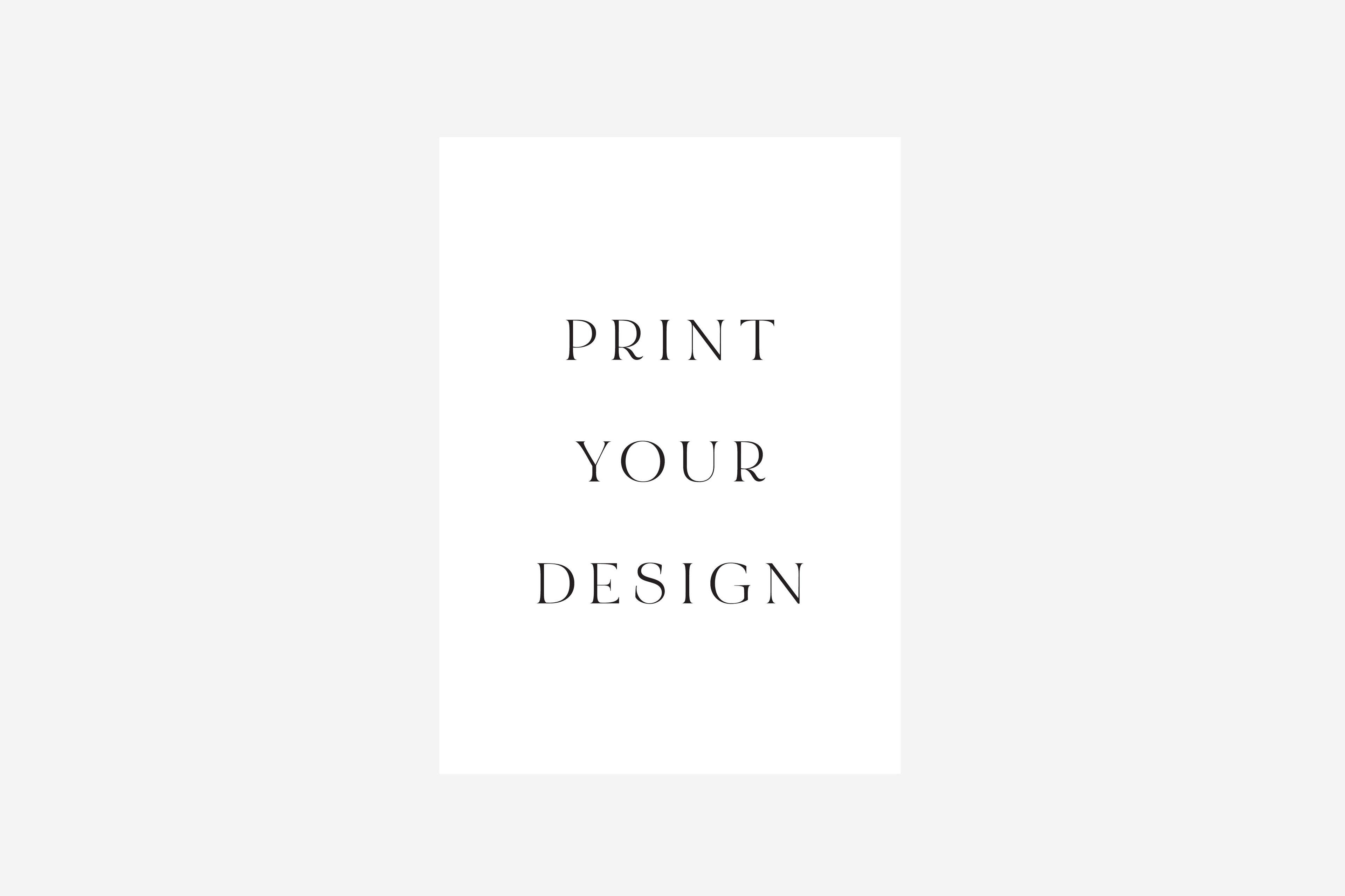Print Your Design - 4.1" x 5.8" Card (A6)