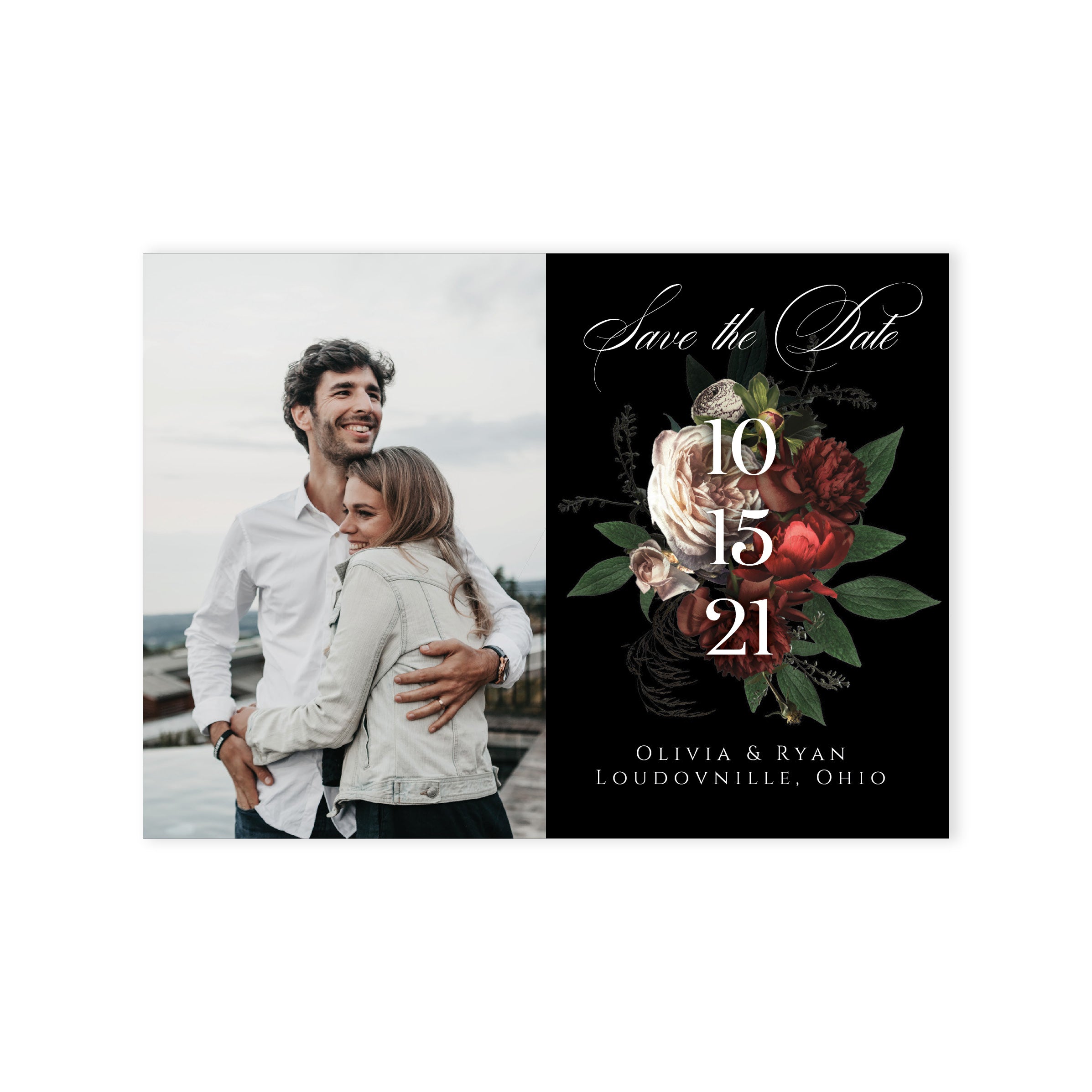 Real Florals Save The Date