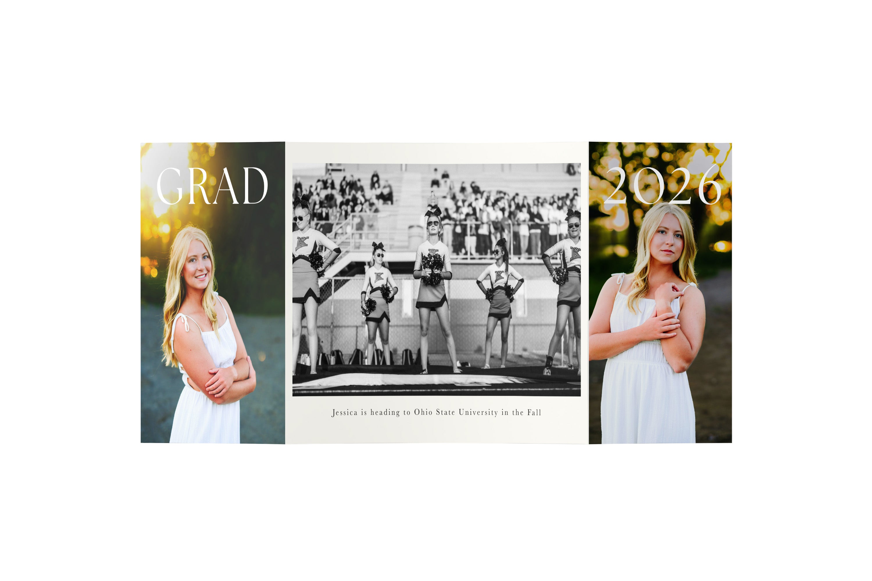 Record Years Graduation Gate Fold Invitation