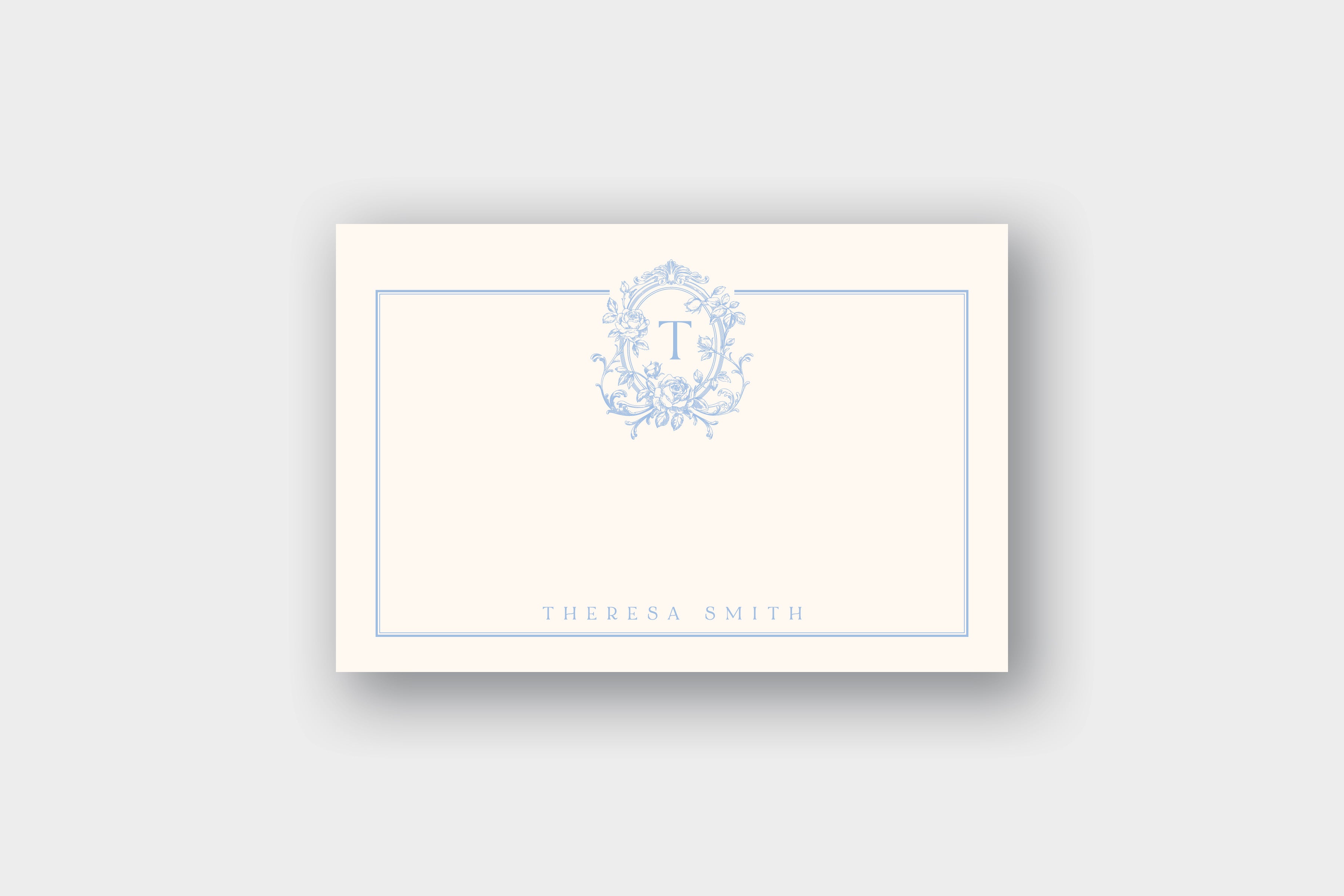 Rose Crest Note Card