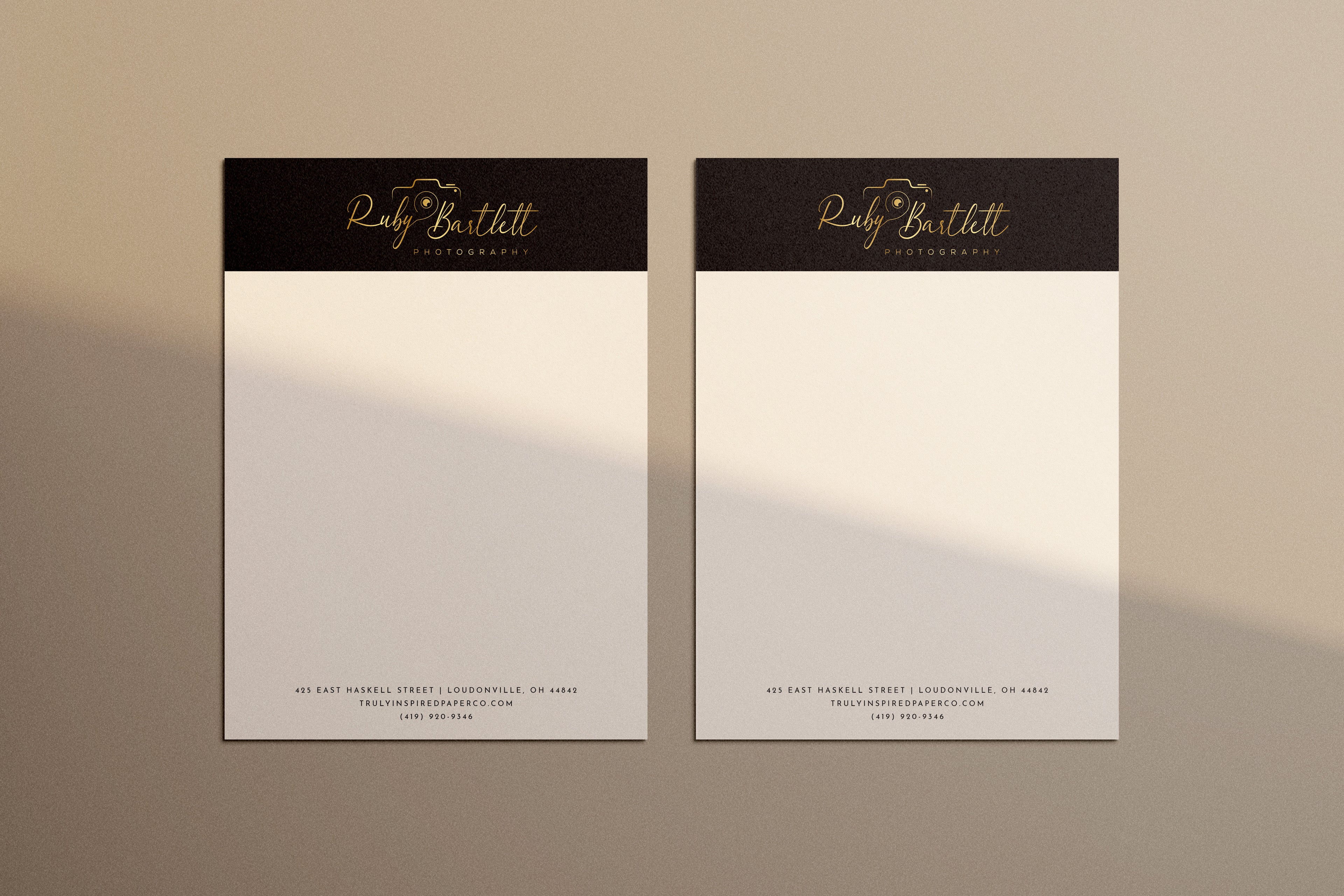 Sleek Letterhead