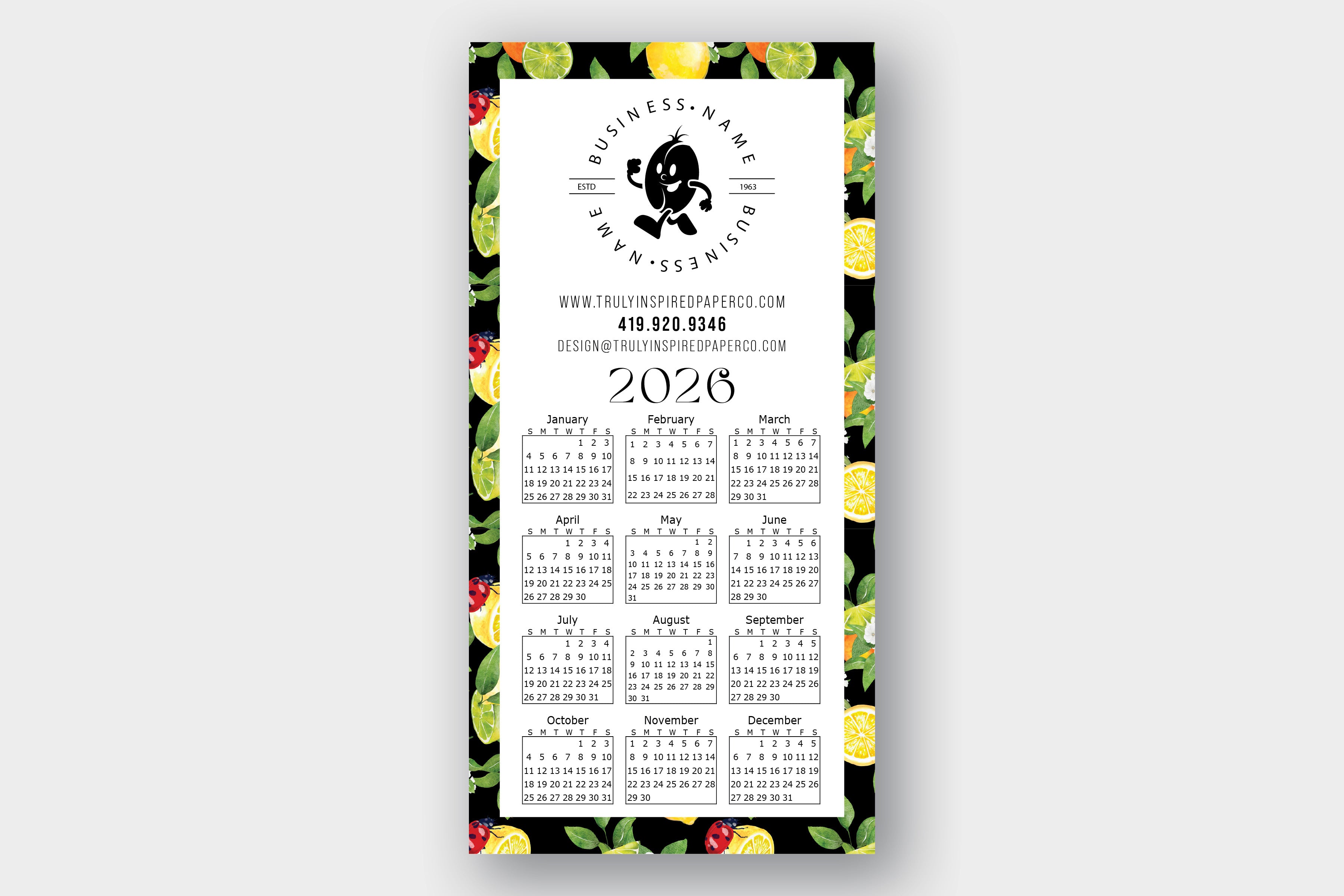 Summer Calendar Magnet