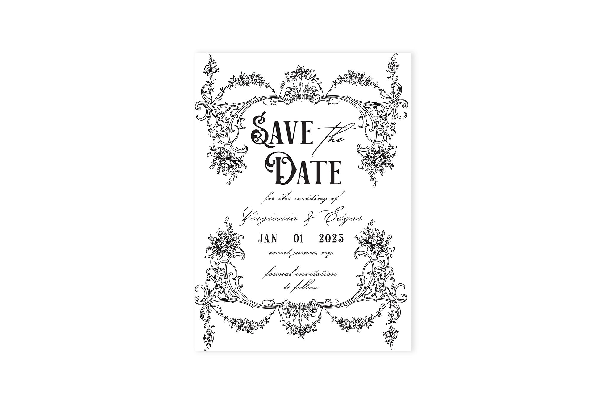 Victorian Save The Date