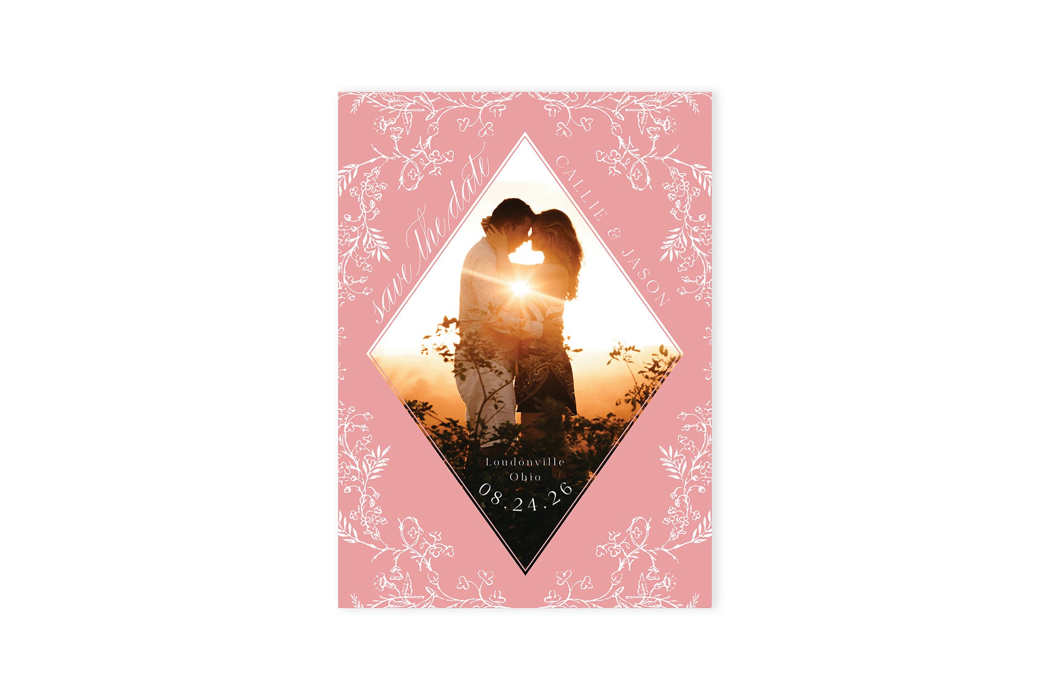 Vintage Chinoiserie Save The Date