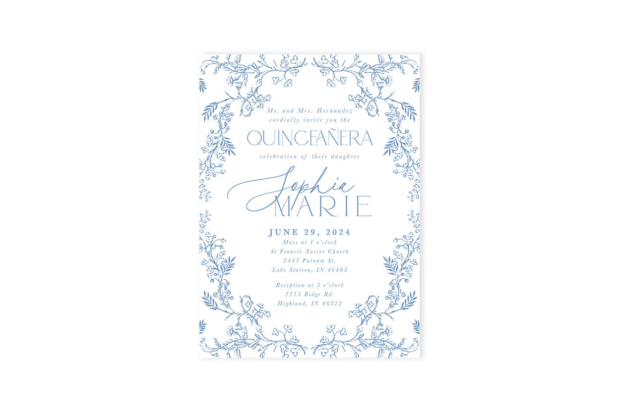 Royalty Blue Quinceañera