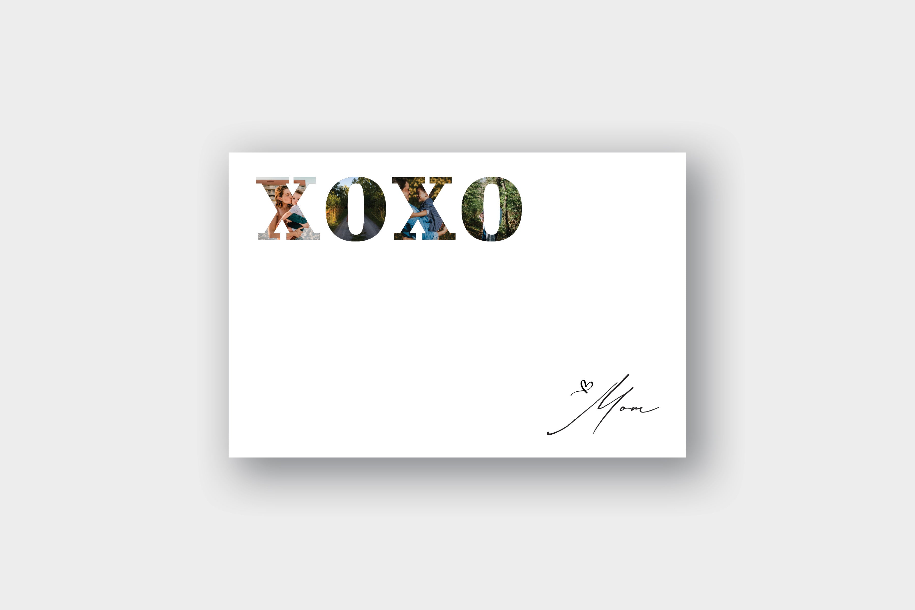 XOXO Note Card