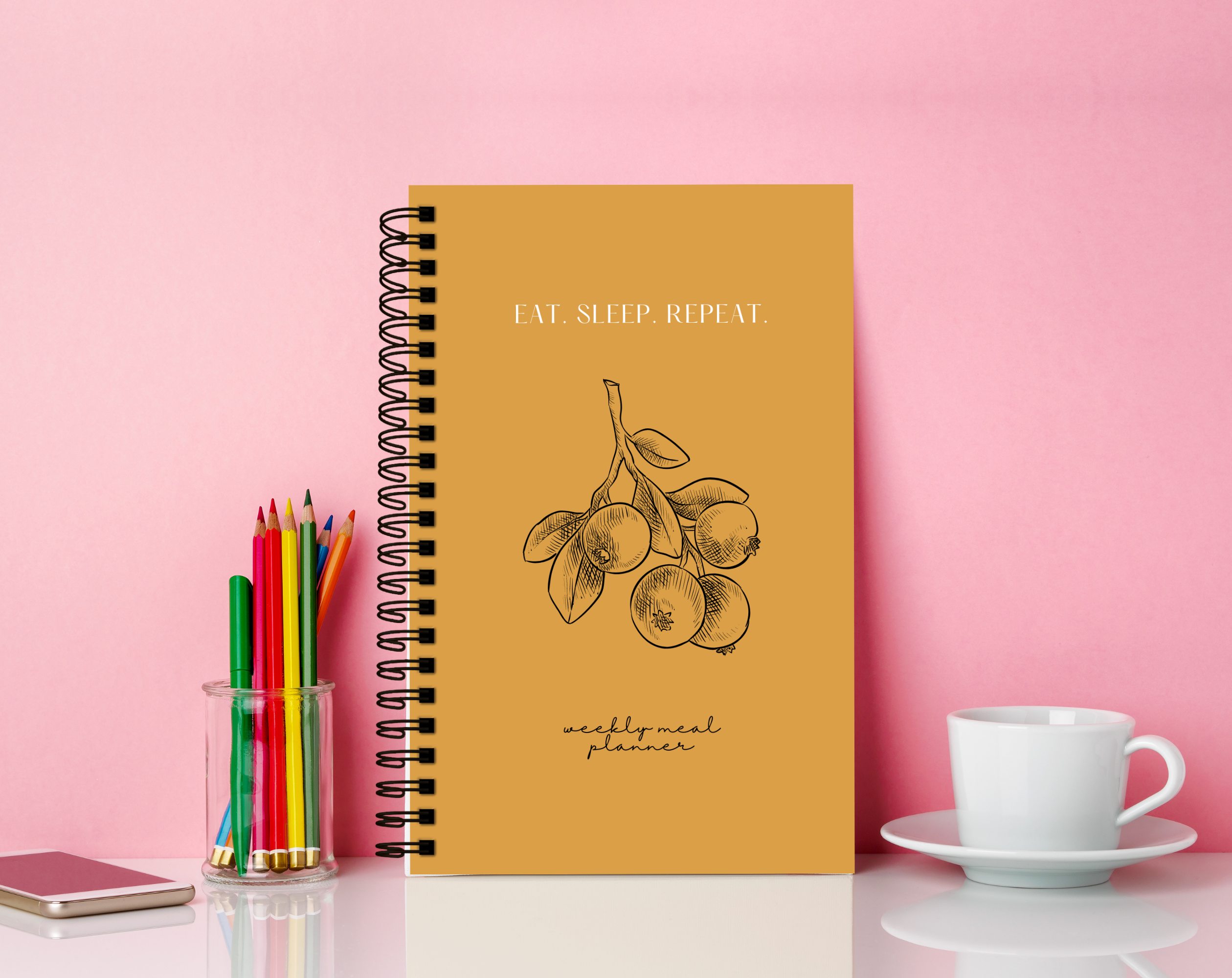 Weekly Meal Planner — Brown