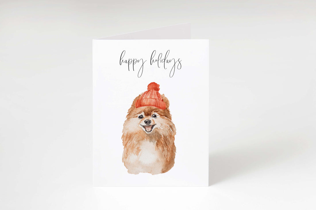 Holiday Note Cards - The Pomeranian Set (24 pack)