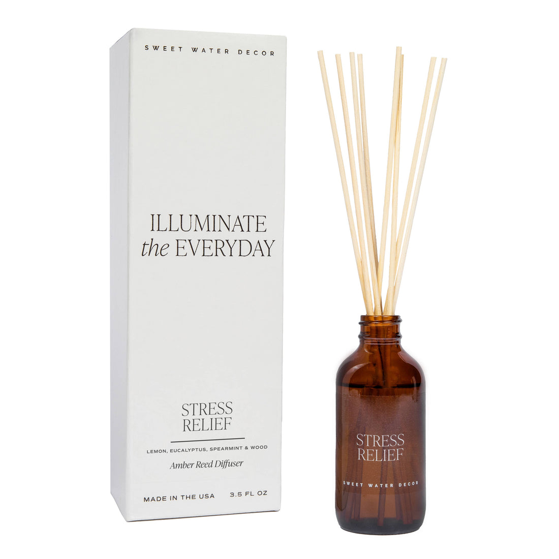*NEW* Stress Relief Amber Reed Diffuser - Gifts &amp; Home Decor