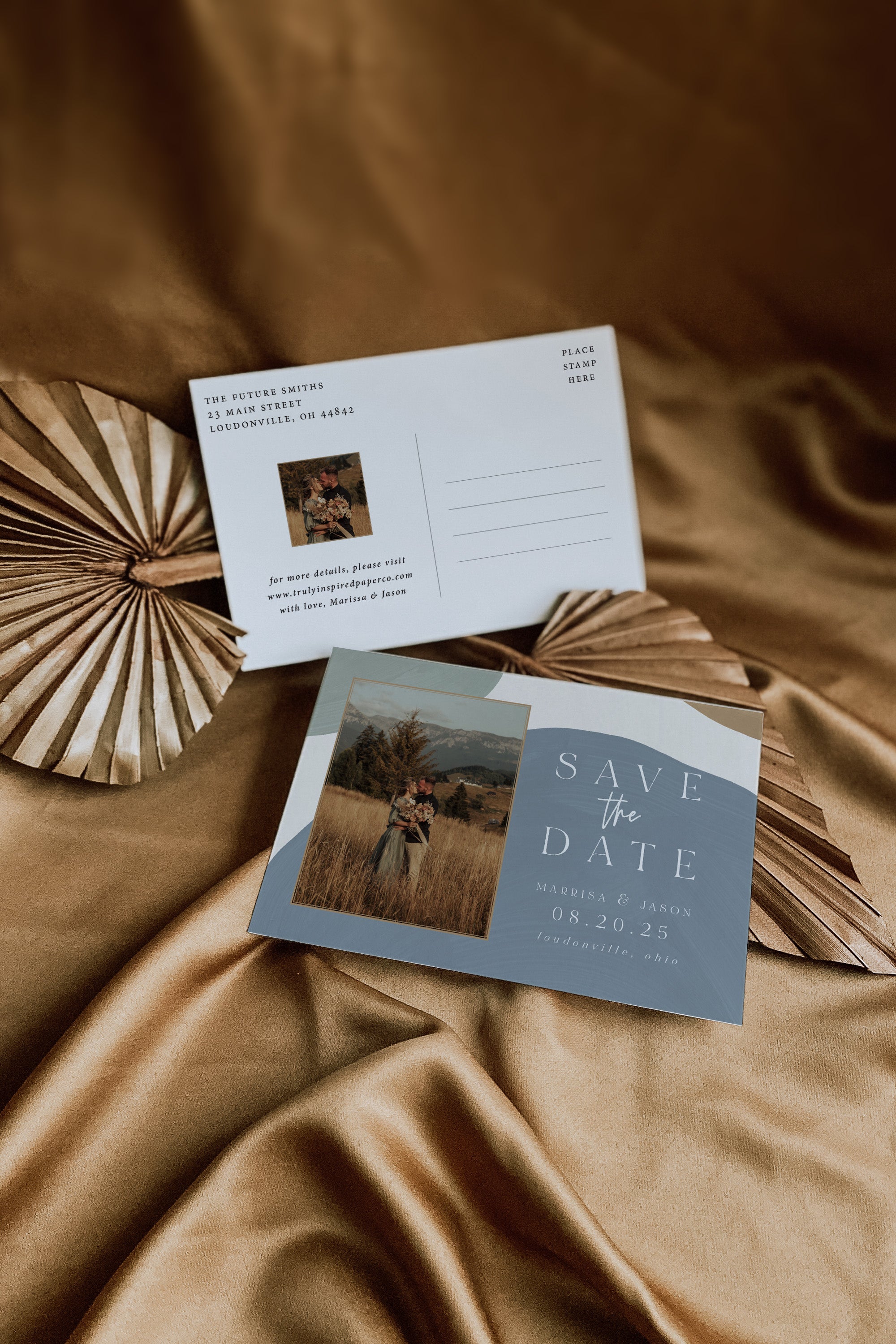Save The Date Postcard – Truly Inspired Paper Co.