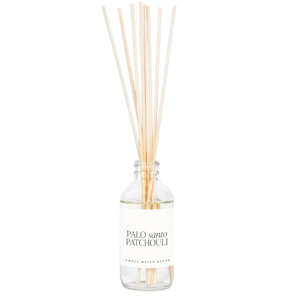 Palo Santo Patchouli Clear Reed Diffuser - Home Decor &amp; Gift