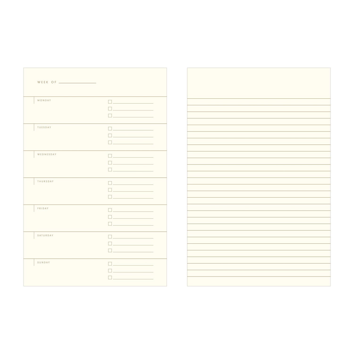 Checkerboard Planner Journal