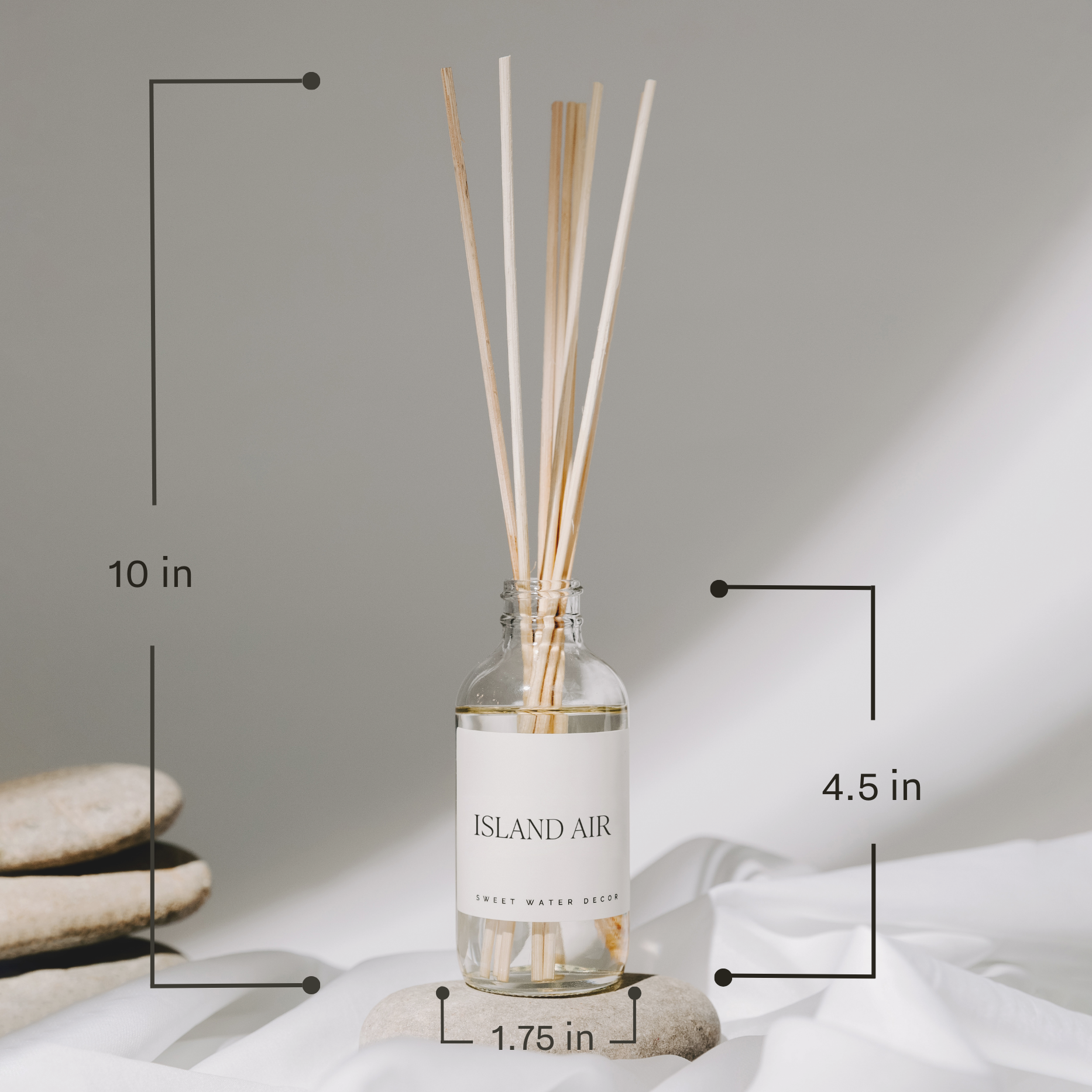 Palo Santo Patchouli Clear Reed Diffuser - Home Decor &amp; Gift