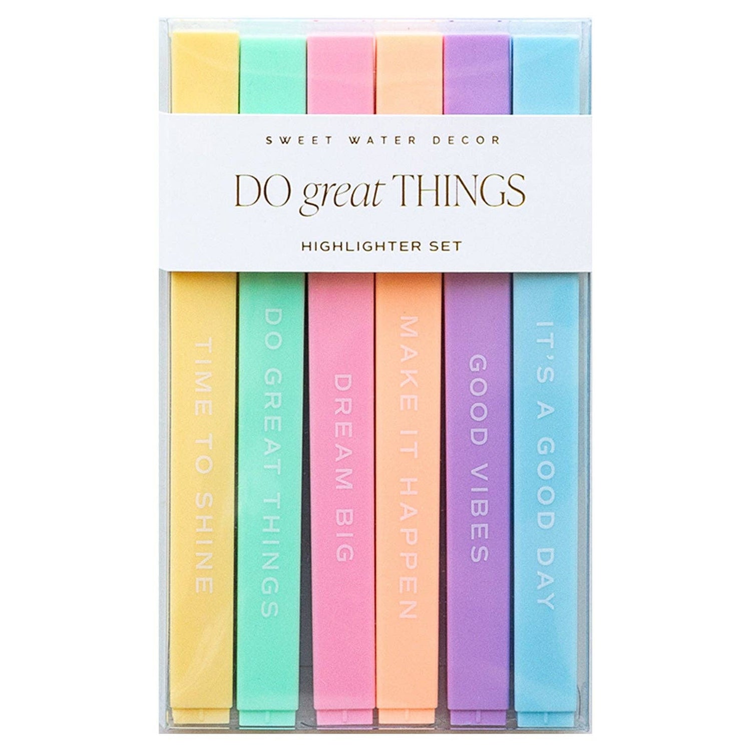 *NEW* Do Great Things Highlighter Set - Stationery Set