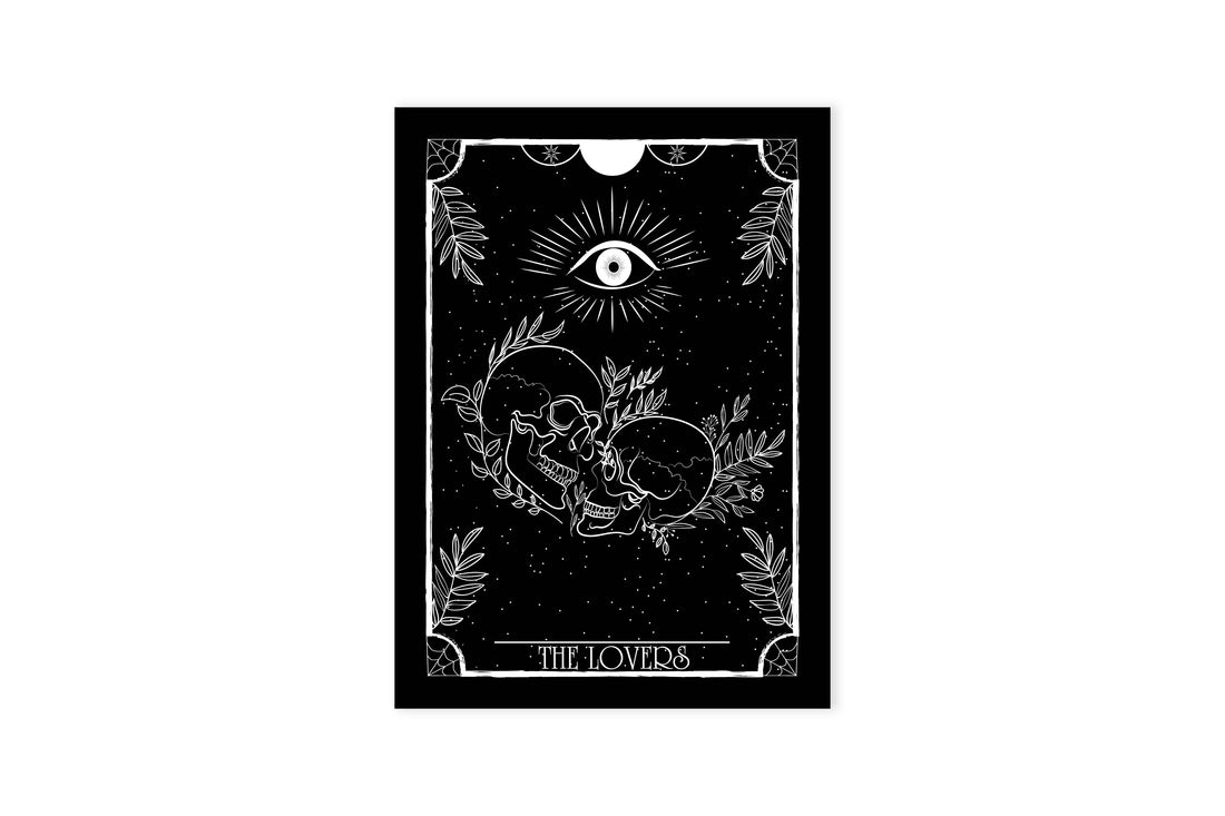 Tarot Save The Date - White Ink