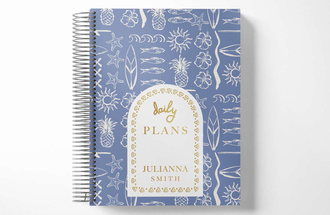 Thrive Daily Life Planner - Blue Summer