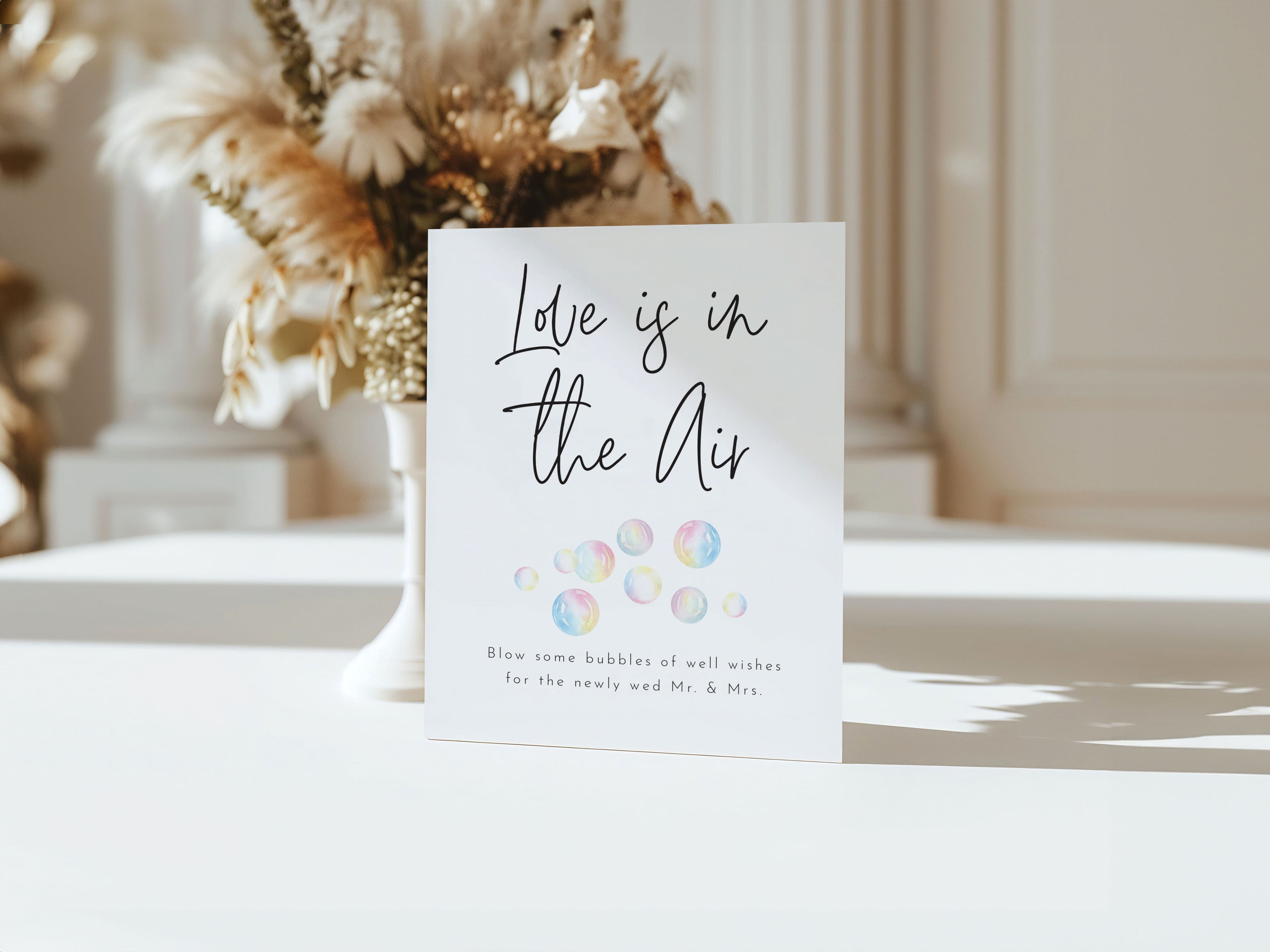 Bubbles Sign
