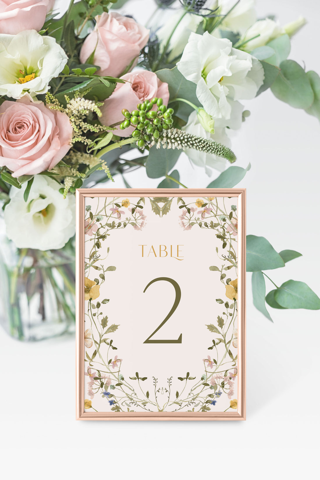 Wildflower Elizabeth Table Number