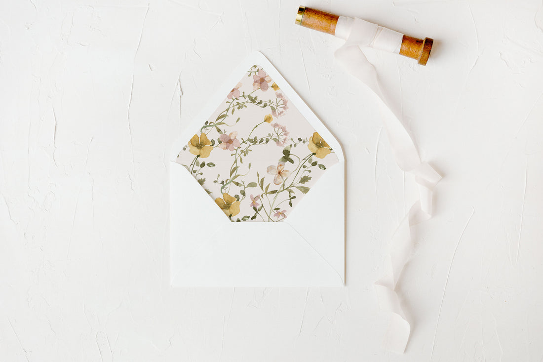 Wildflower Elizabeth Envelope Liners