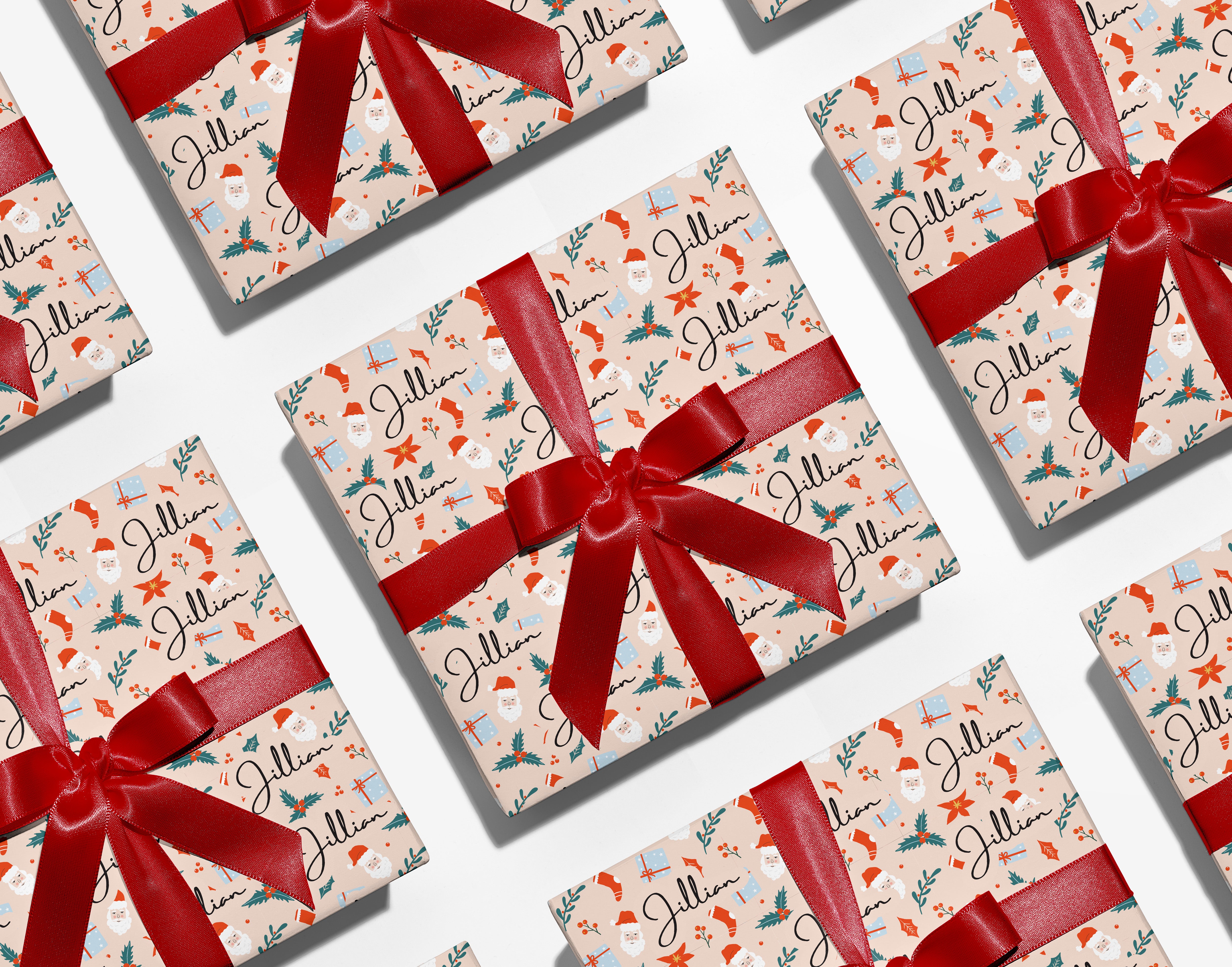 Festive Names Custom Gift Wrap – Truly Inspired Paper Co.