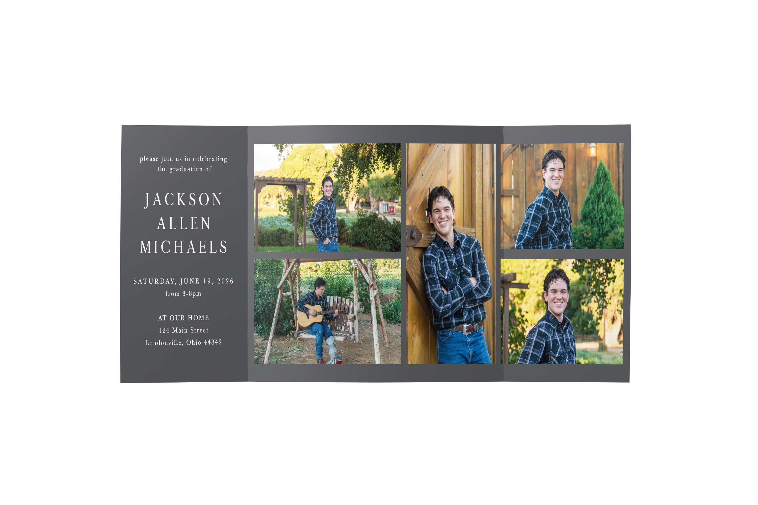 Future is Bright Graduation Gate Fold Invitation