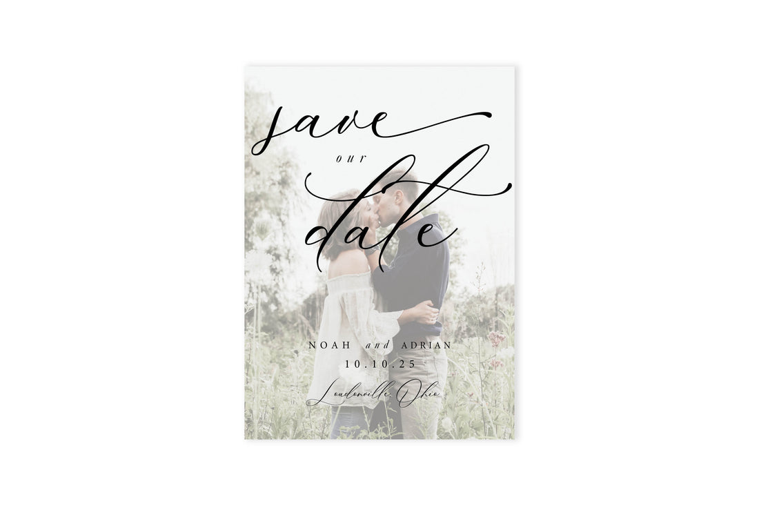 Soft Script Save The Date