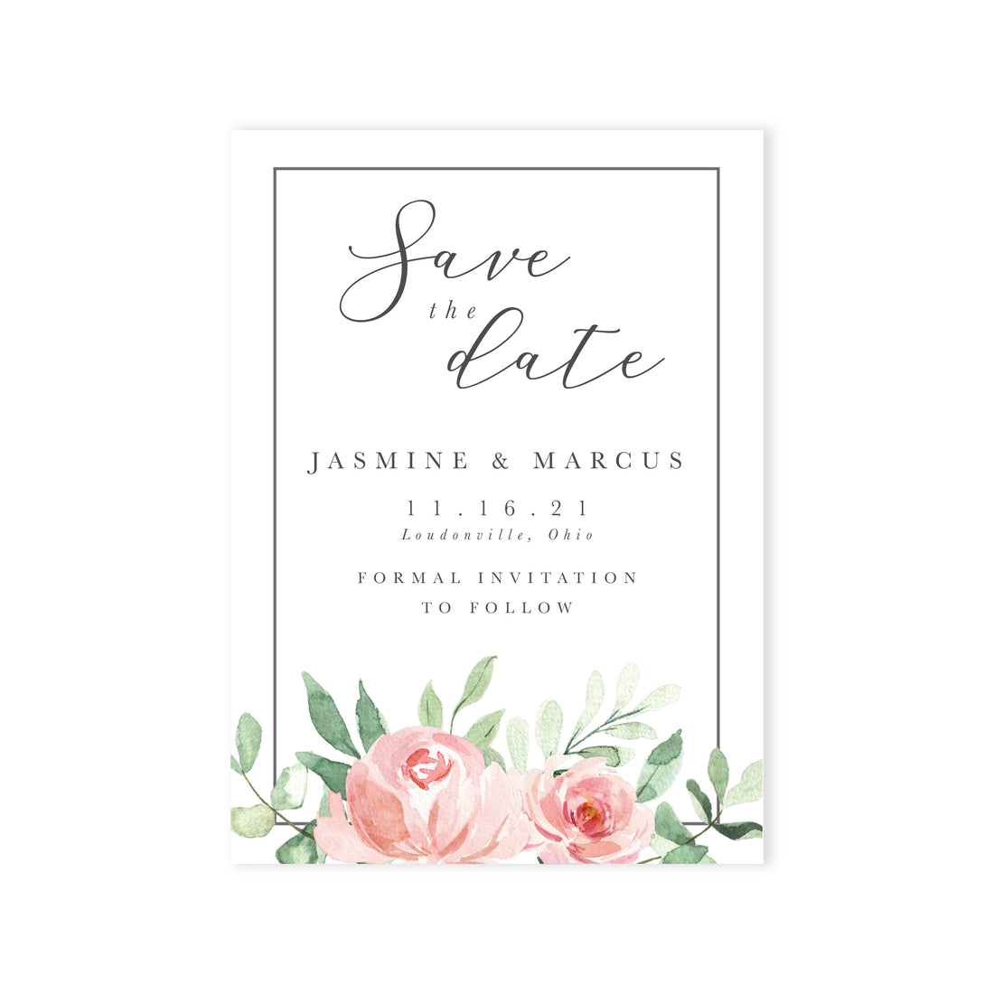 Jasmine Save The Date