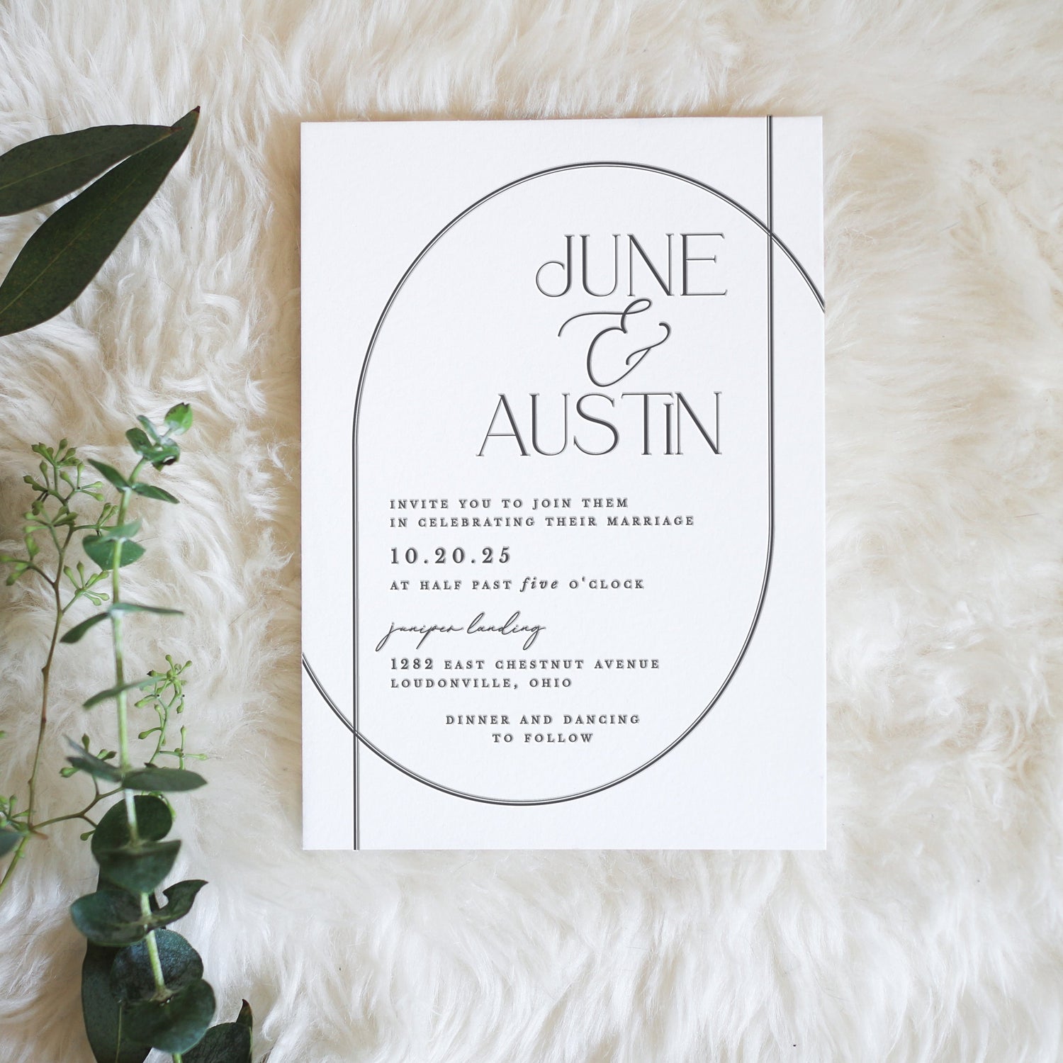 June | Letterpress