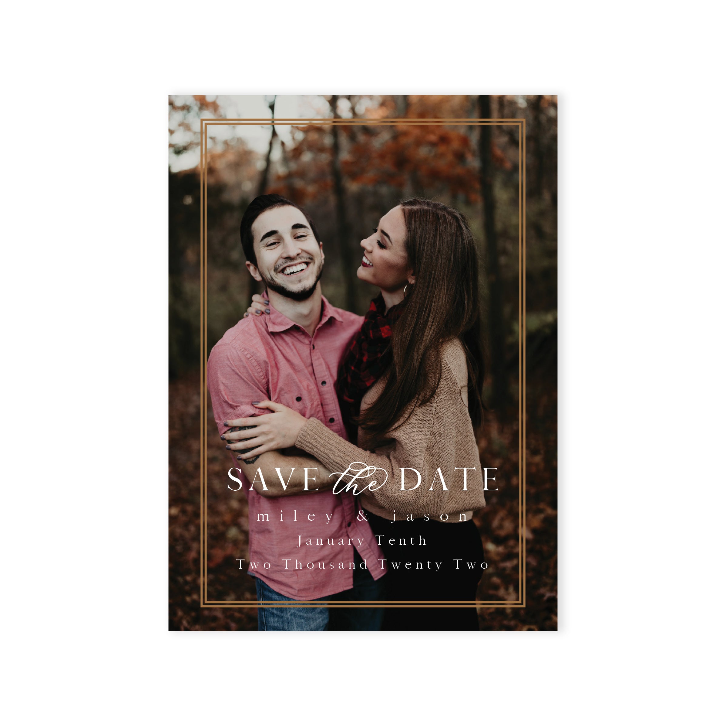 Minimal Frame Save The Date