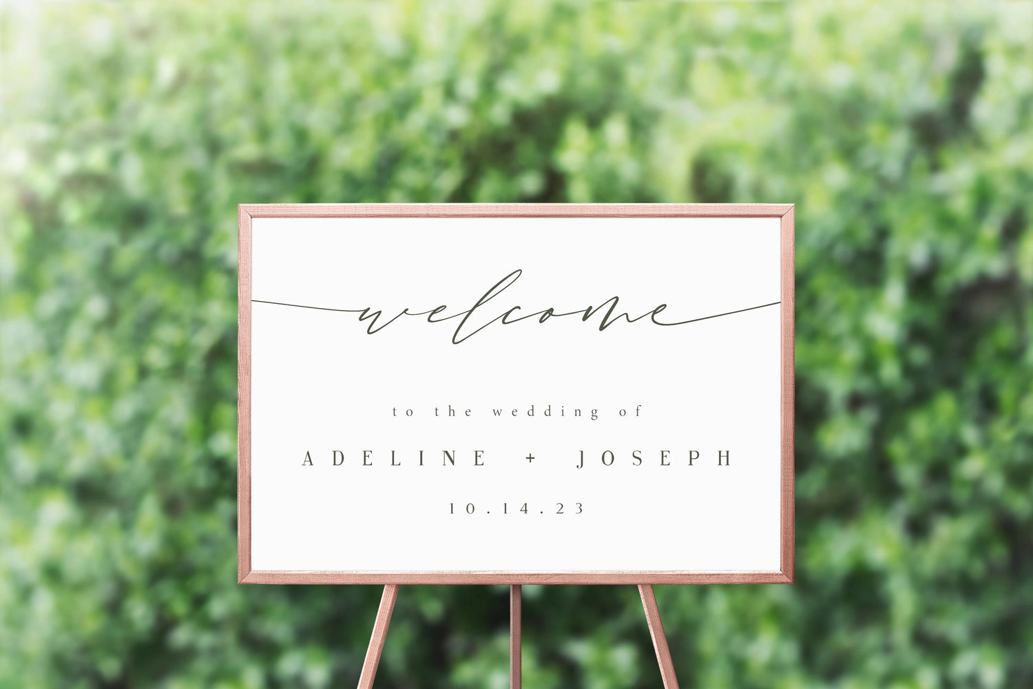 Wedding Welcome Sign