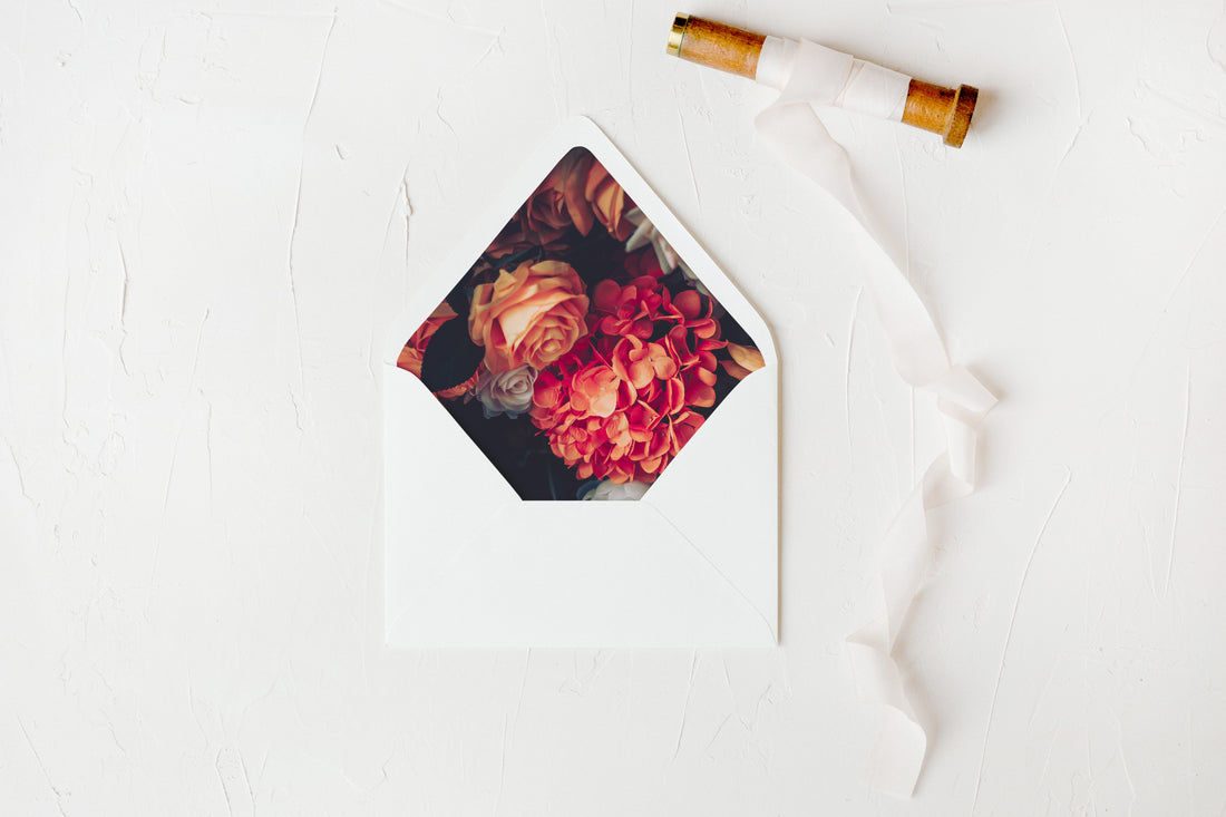 Floral Envelope Liners