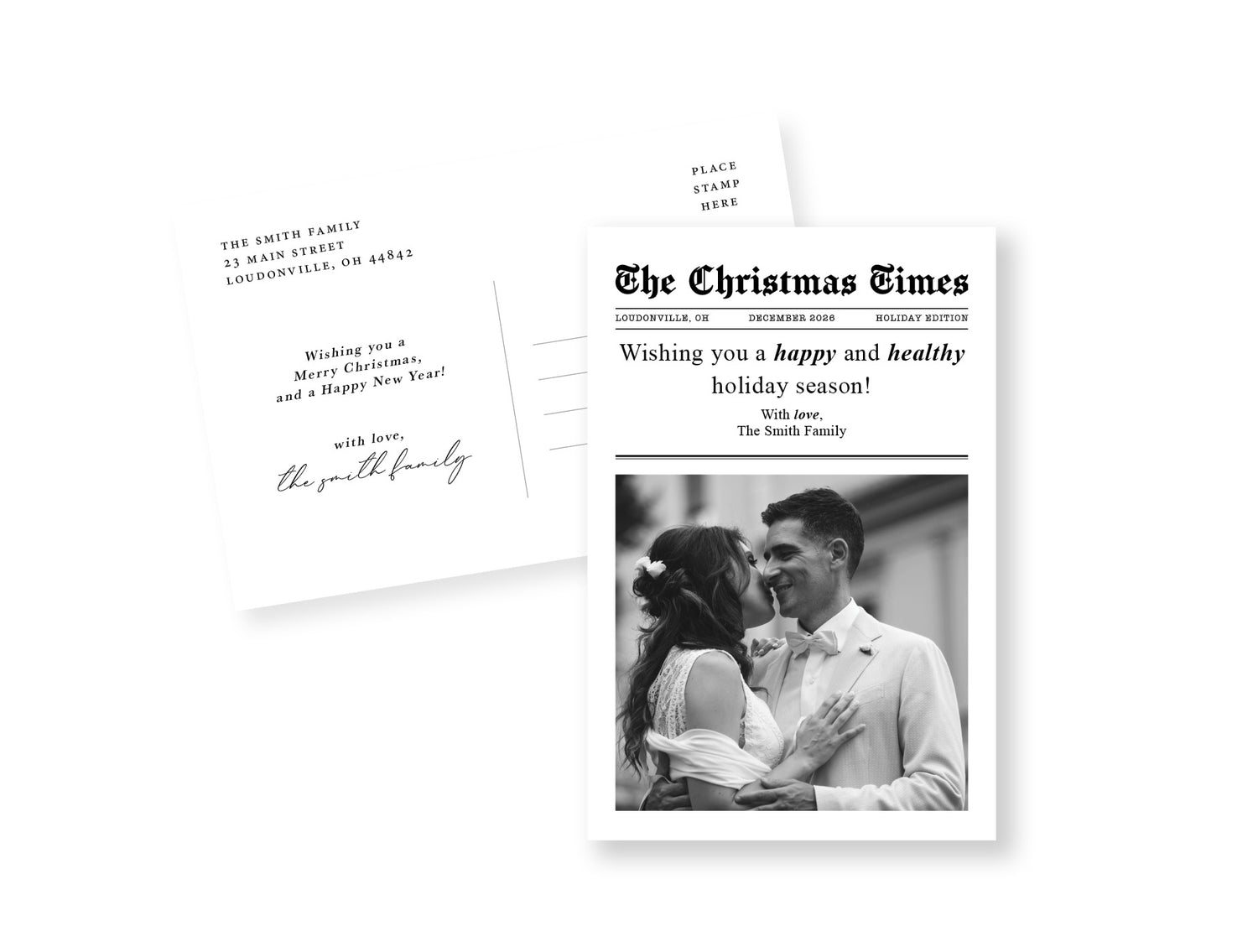 Newspaper Postcard