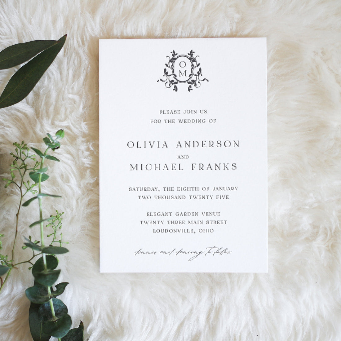 Olivia | Letterpress