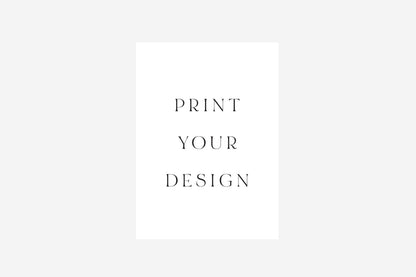 Print Your Design - 5&quot; x 7&quot; Card (A7)