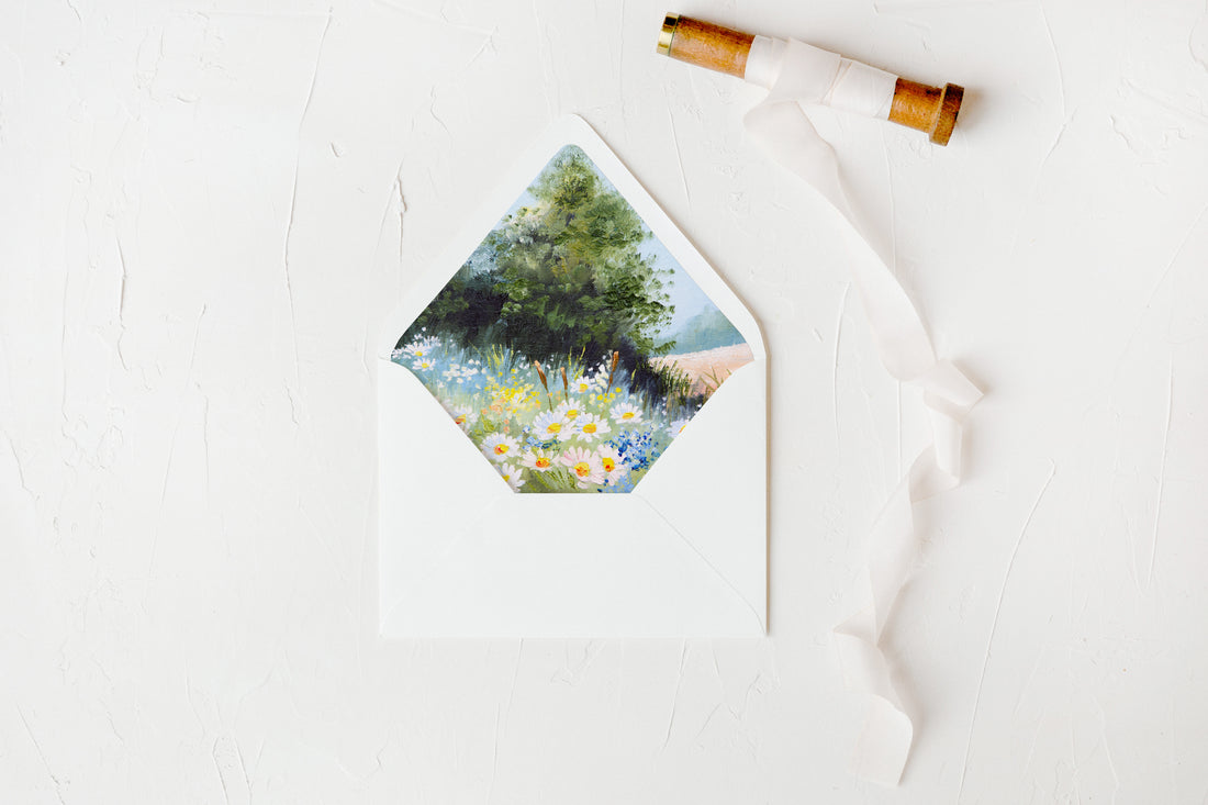 Painted Scenery Envelope Liners