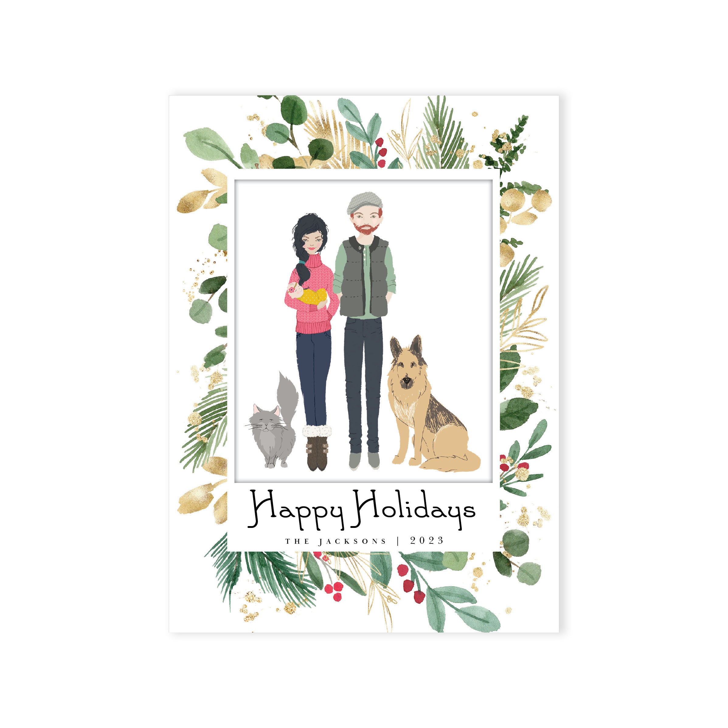 Holiday Portrait Creator Cards
