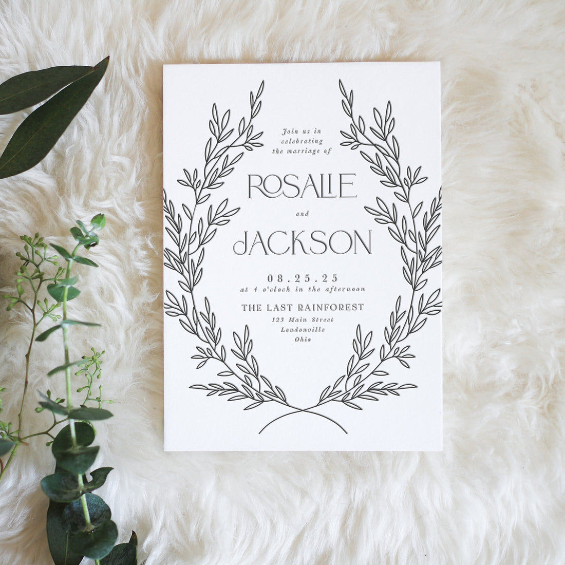 Rosalie | Letterpress