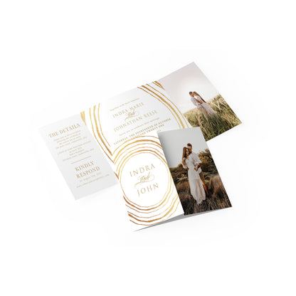 Golden Gate Fold Invitation