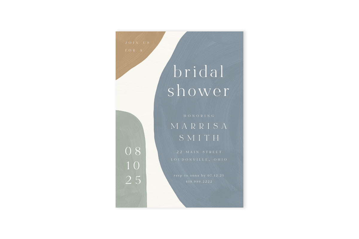 Scandi Einvite Scandi Bridal Shower Invite – Truly Inspired Paper Co.
