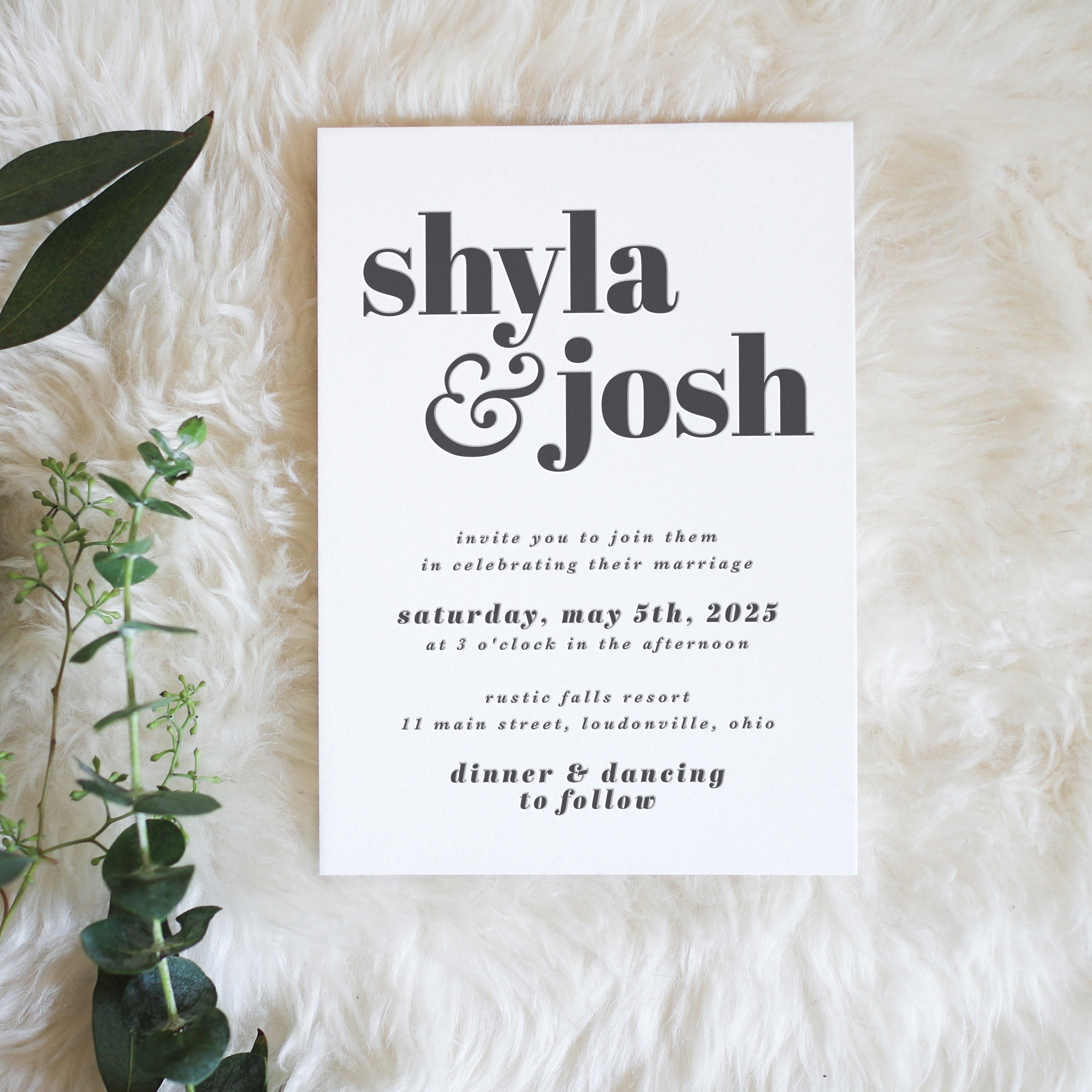 Shyla | Letterpress