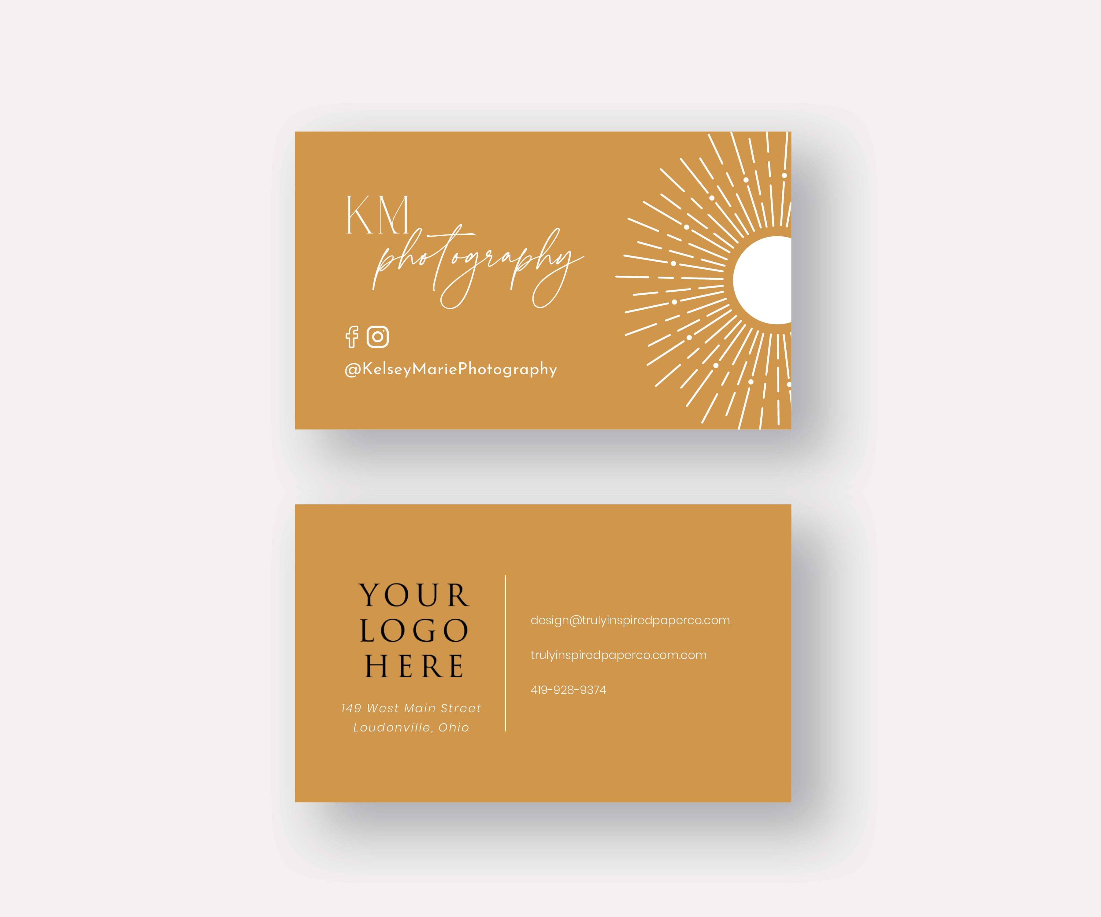 Sunshine Business Cards